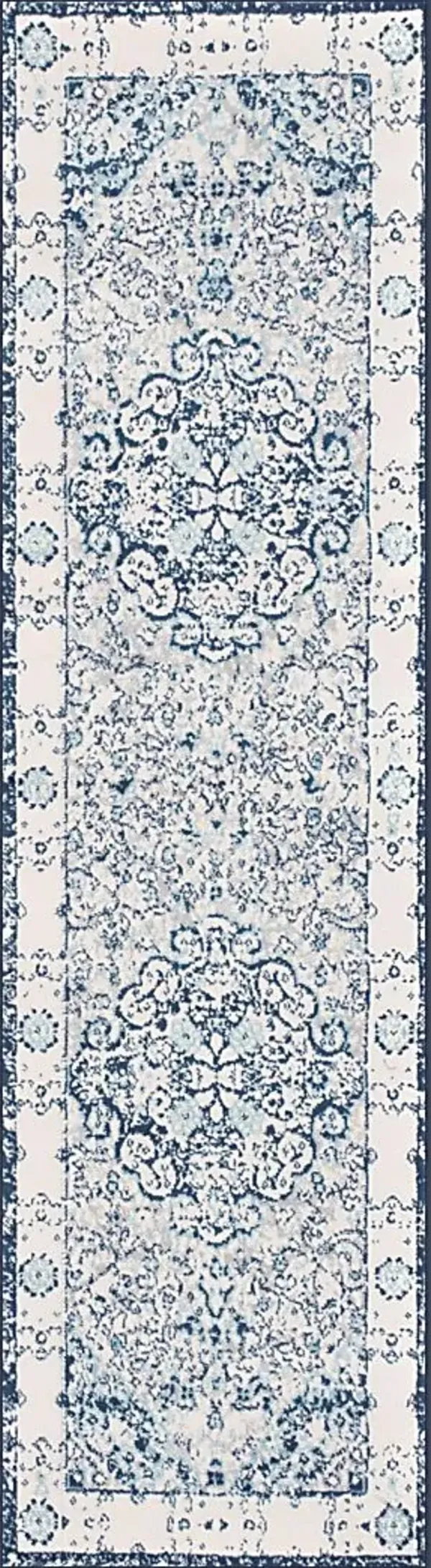 Verlee Blue 2' x 7' Runner Rug