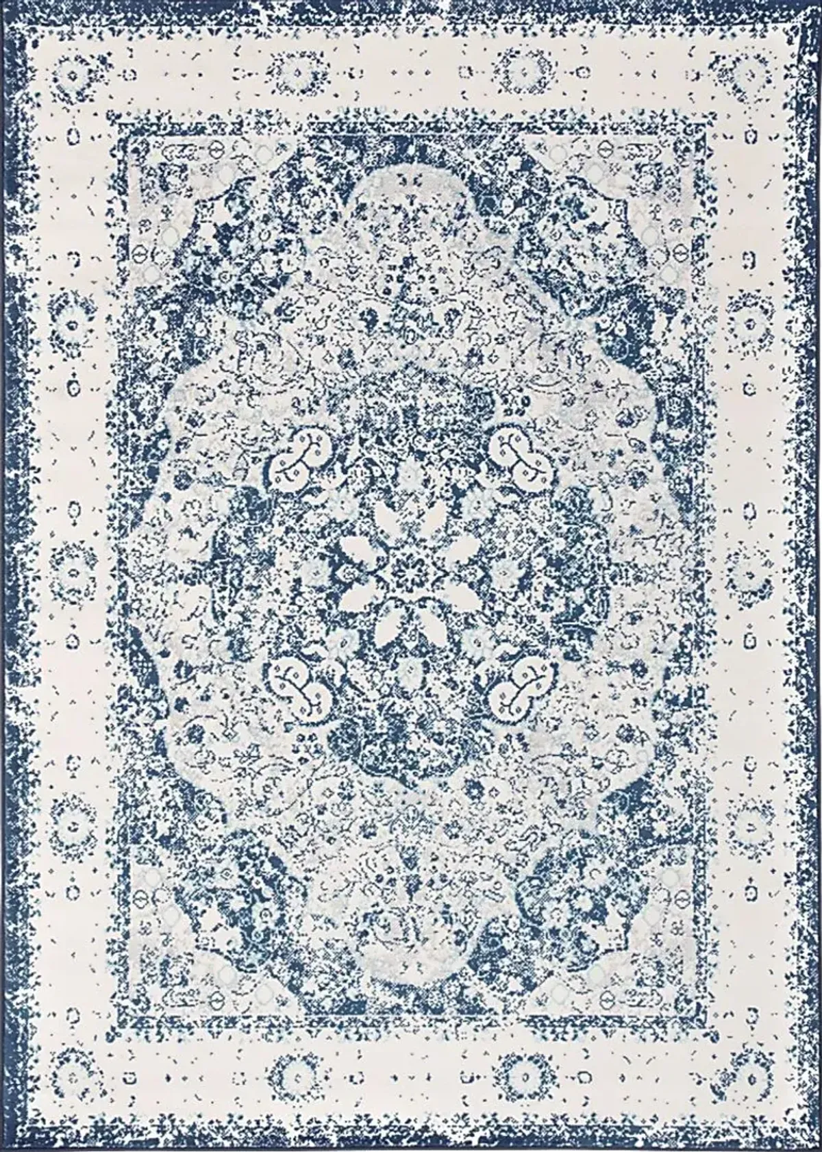 Verlee Blue 3' x 5' Rug