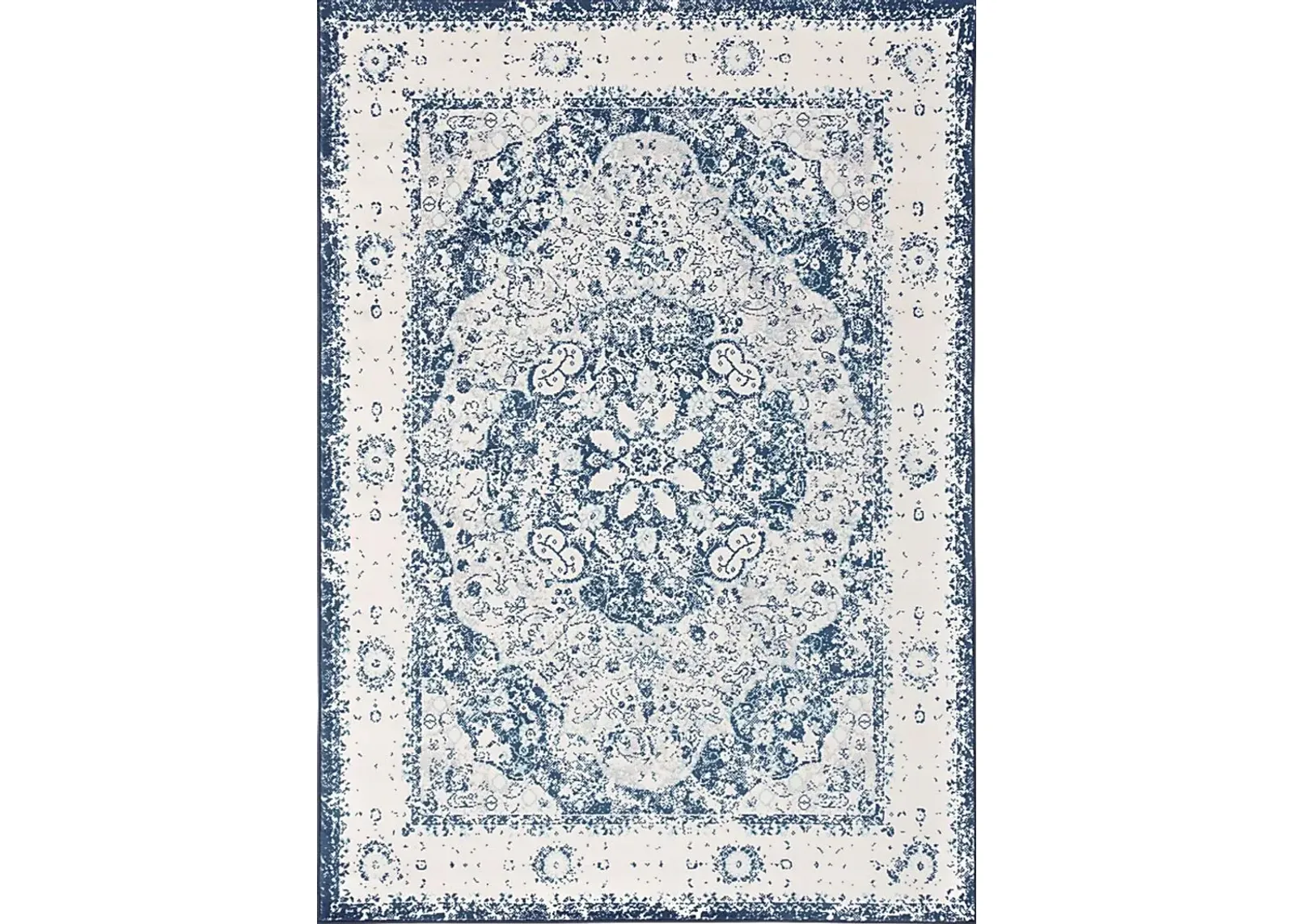 Verlee Blue 3' x 5'  Rug