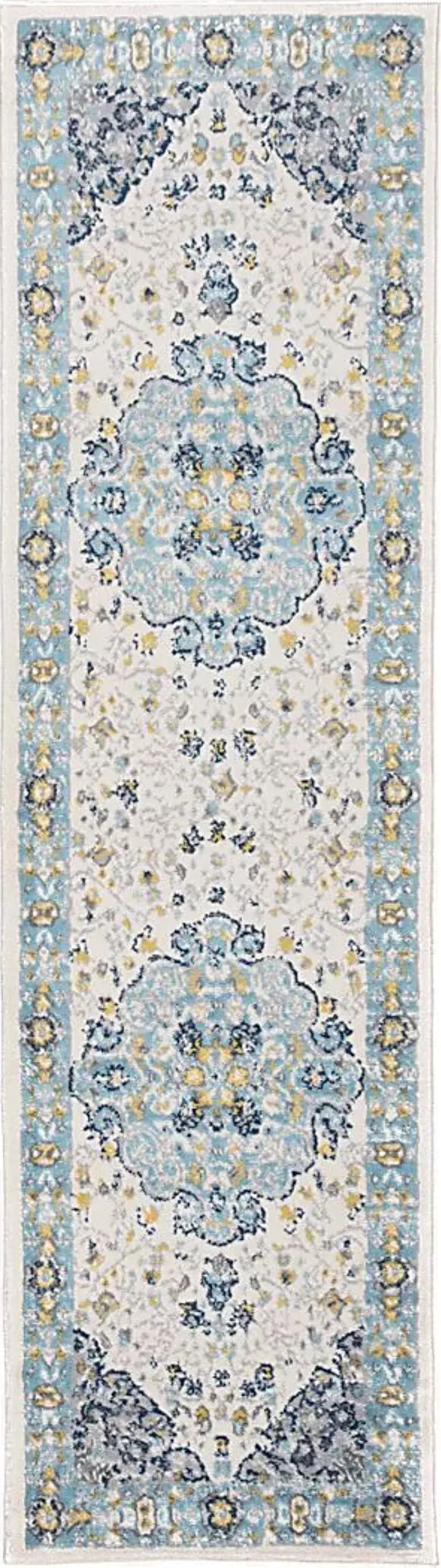 Verlee Cream 2' x 7' Runner Rug
