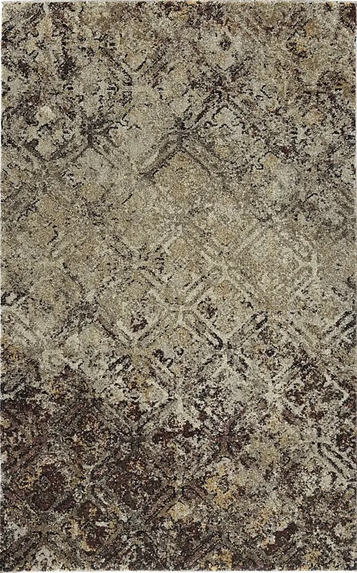 Anwar Mocha 3' x 5' Rug