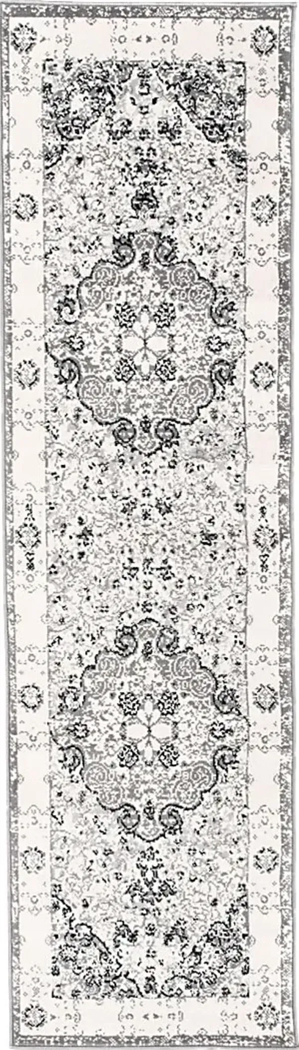 Verlee Gray 2' x 7' Runner Rug