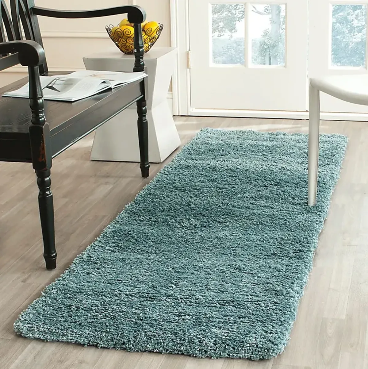 Cleona Blue 2' x 7' Runner Rug