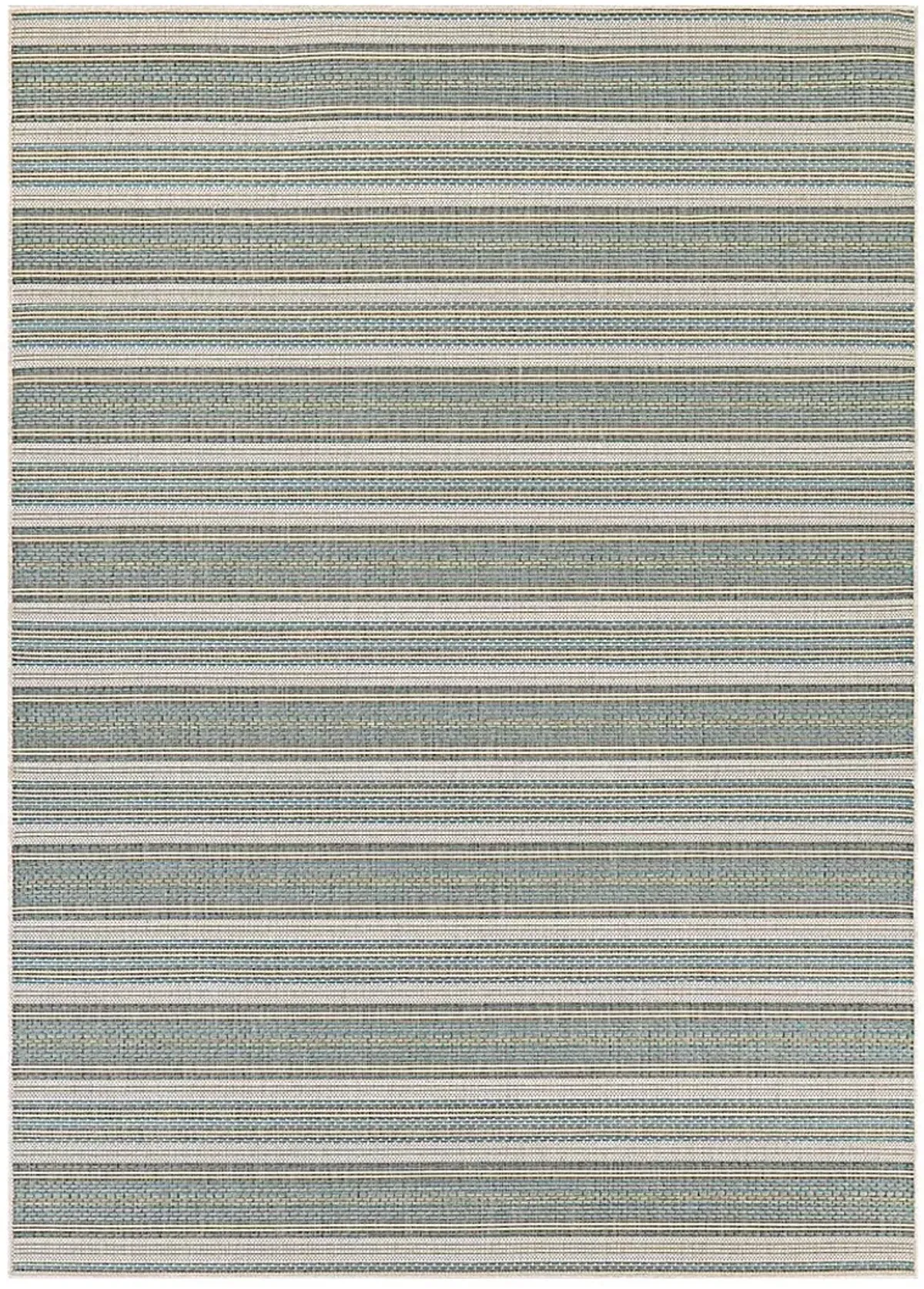 Zentro Blue 7'6 x 10'9 Indoor/Outdoor Rug