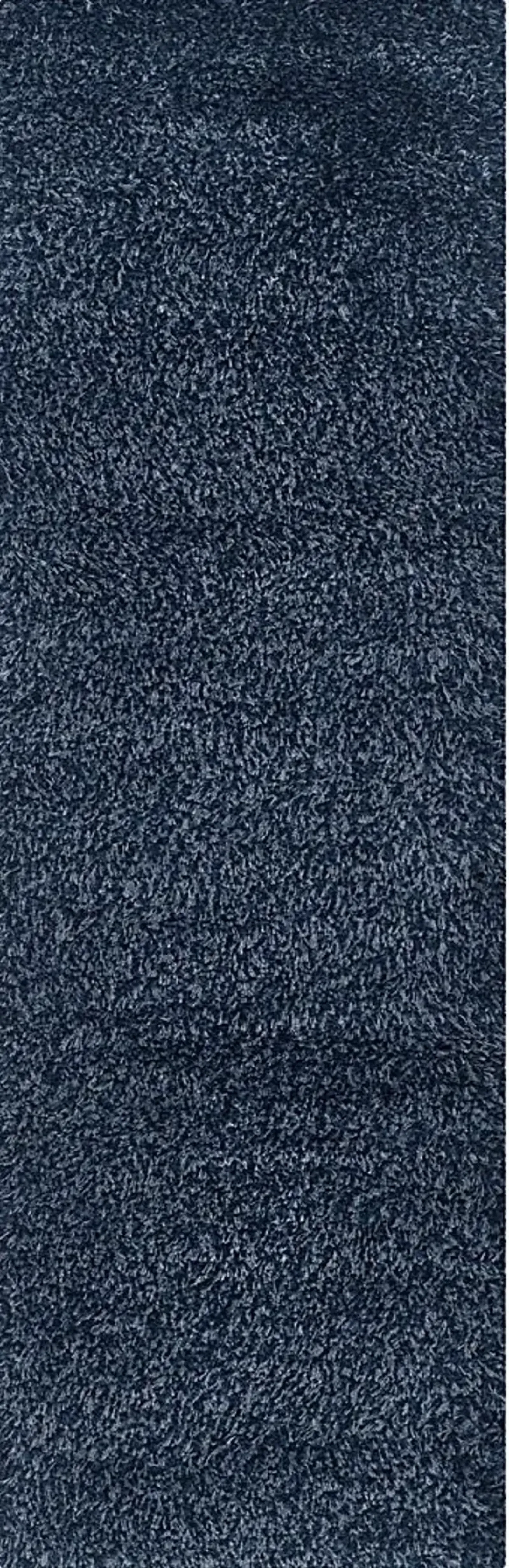 Cleona Navy 2' x 7' Runner Rug