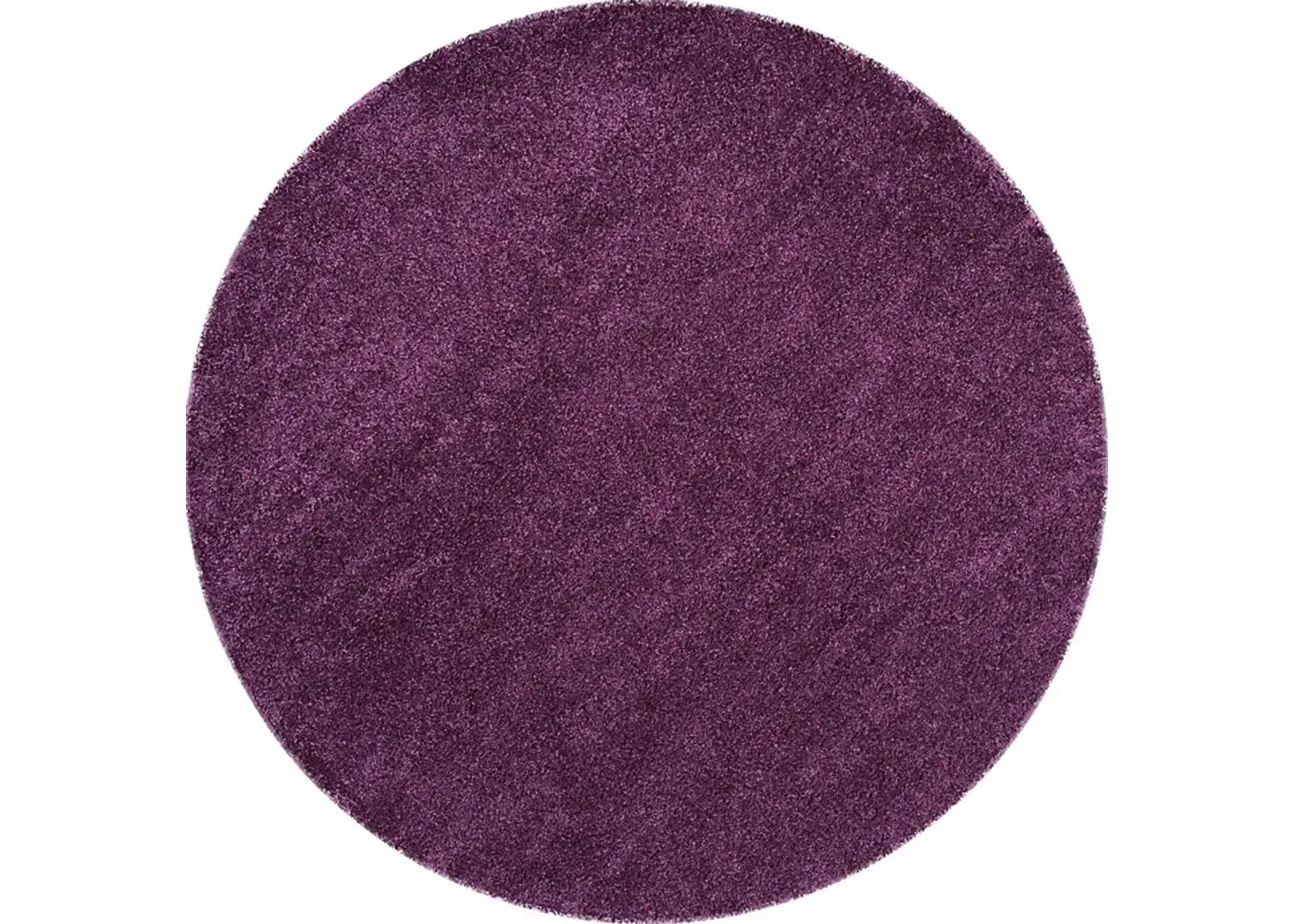 Cleona Purple 4' Round Rug