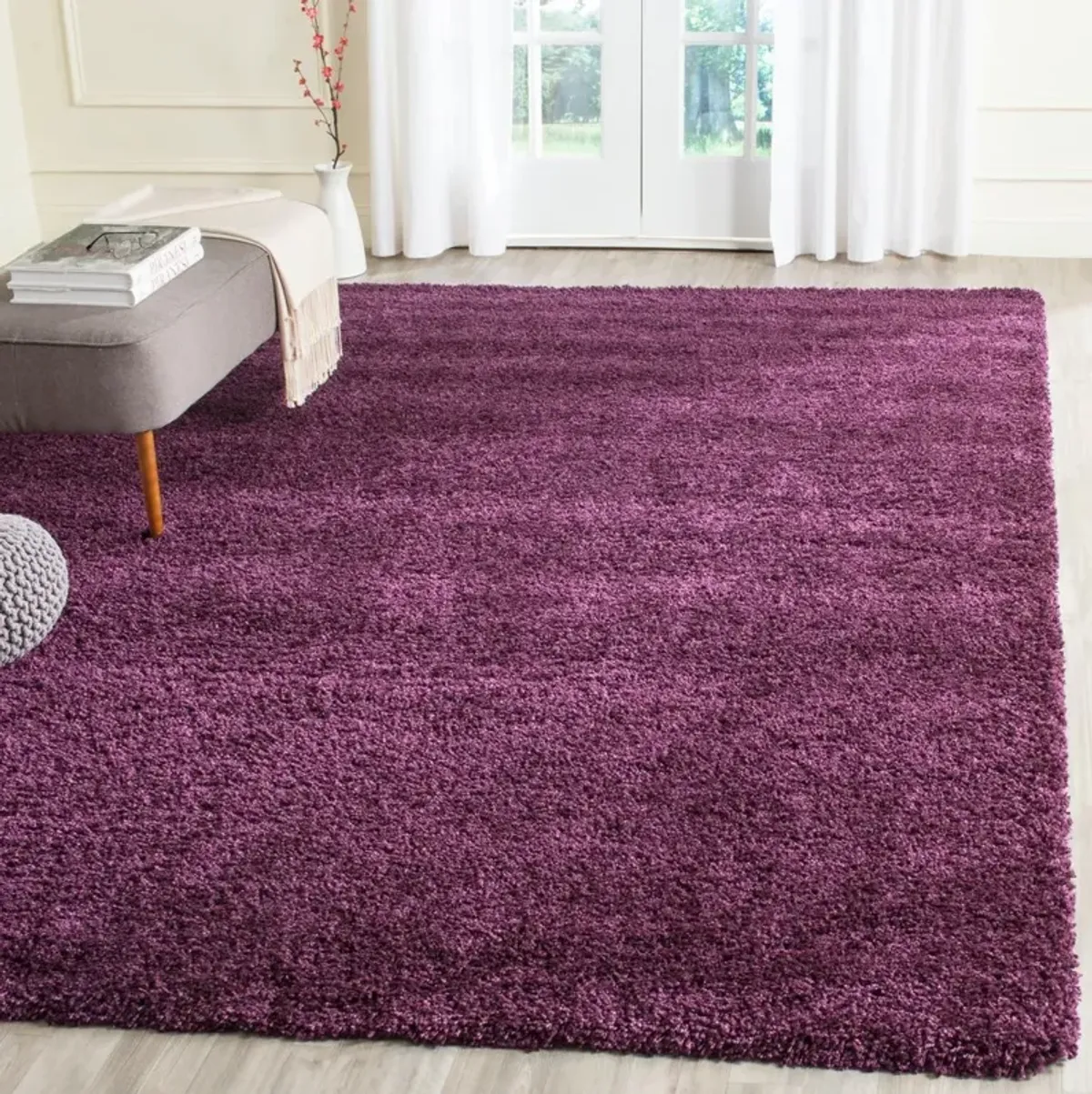 Cleona Purple 8' x 10' Rug