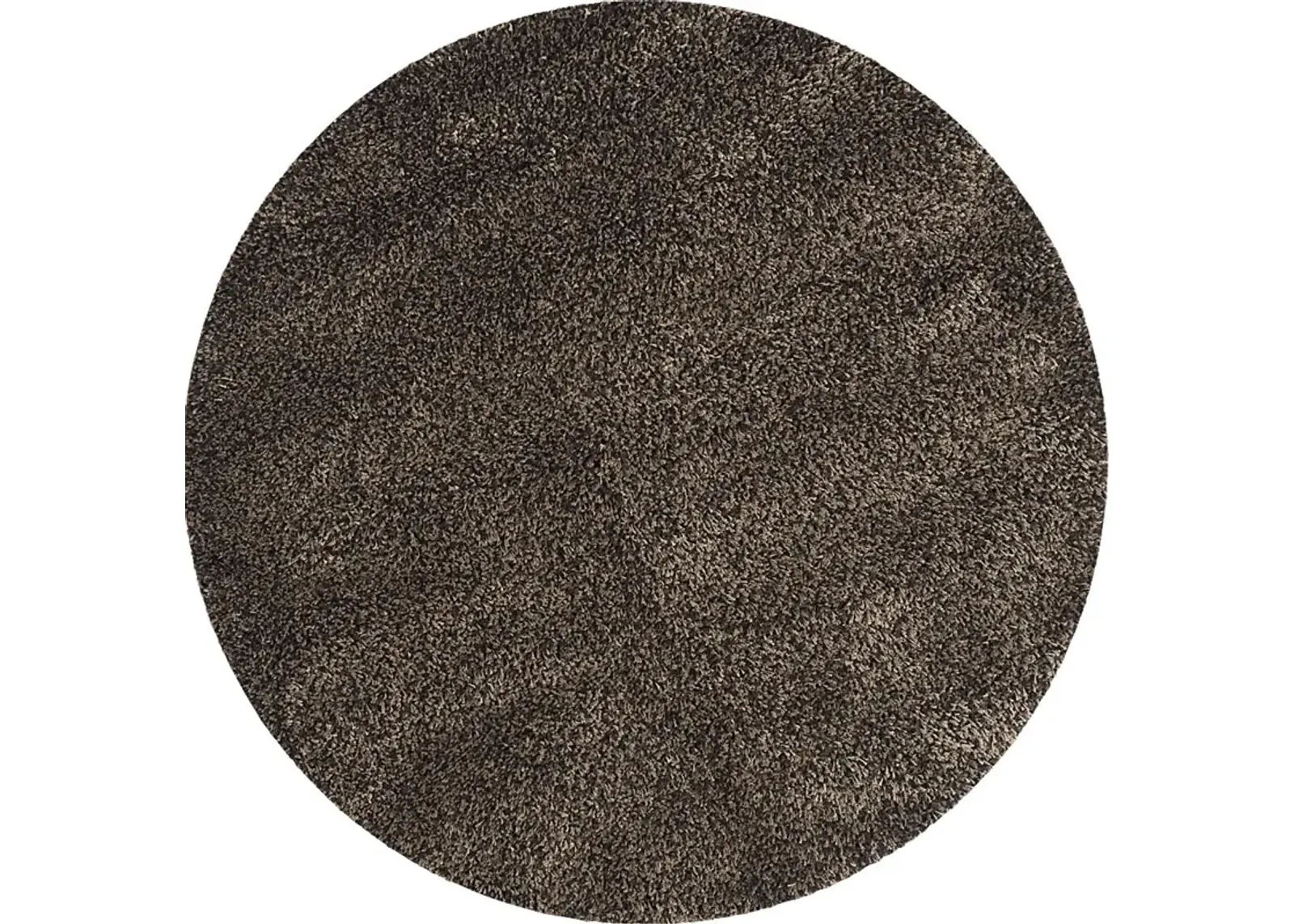 Cleona Dark Brown 4' Round Rug