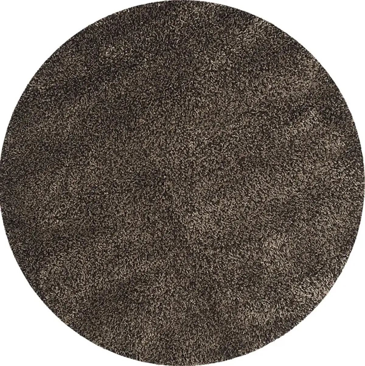 Cleona Dark Brown 4' Round Rug