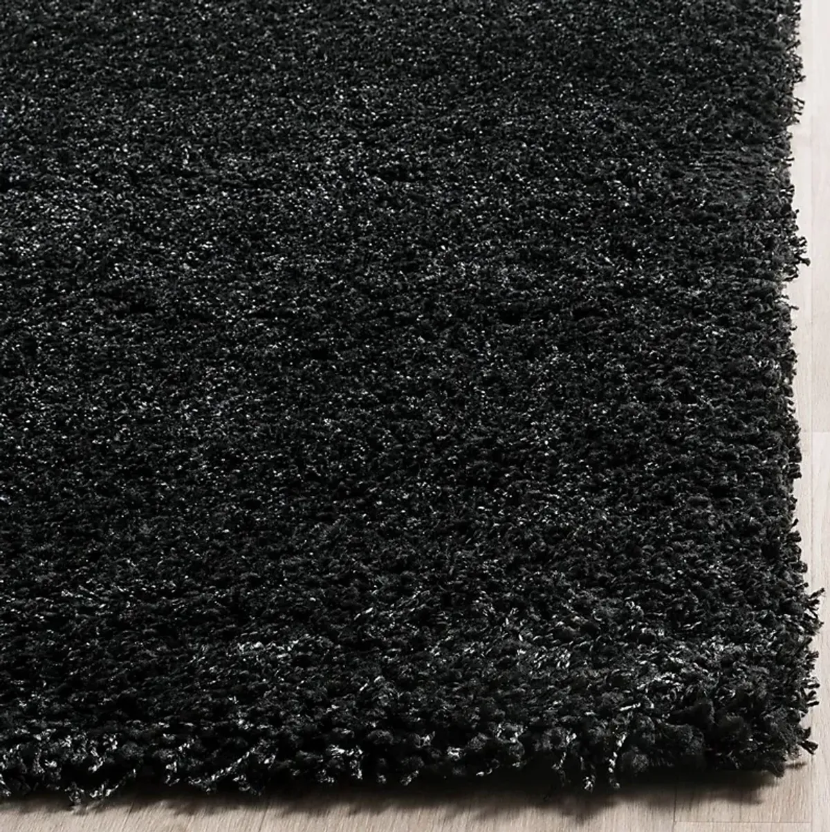 Cleona Black 2' x 7' Runner Rug