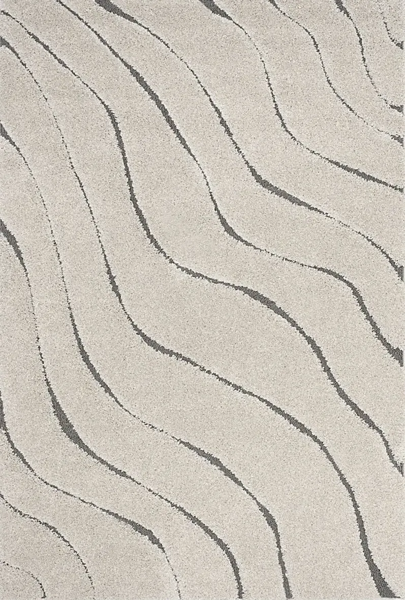 Ocean Gray Gray 6' x 9' Rug