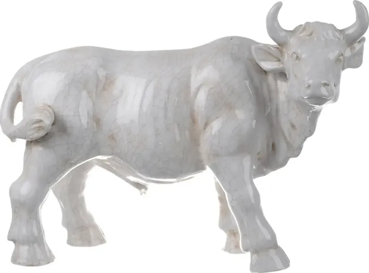 Desmond Lane White Indoor/Outdoor Sculpture