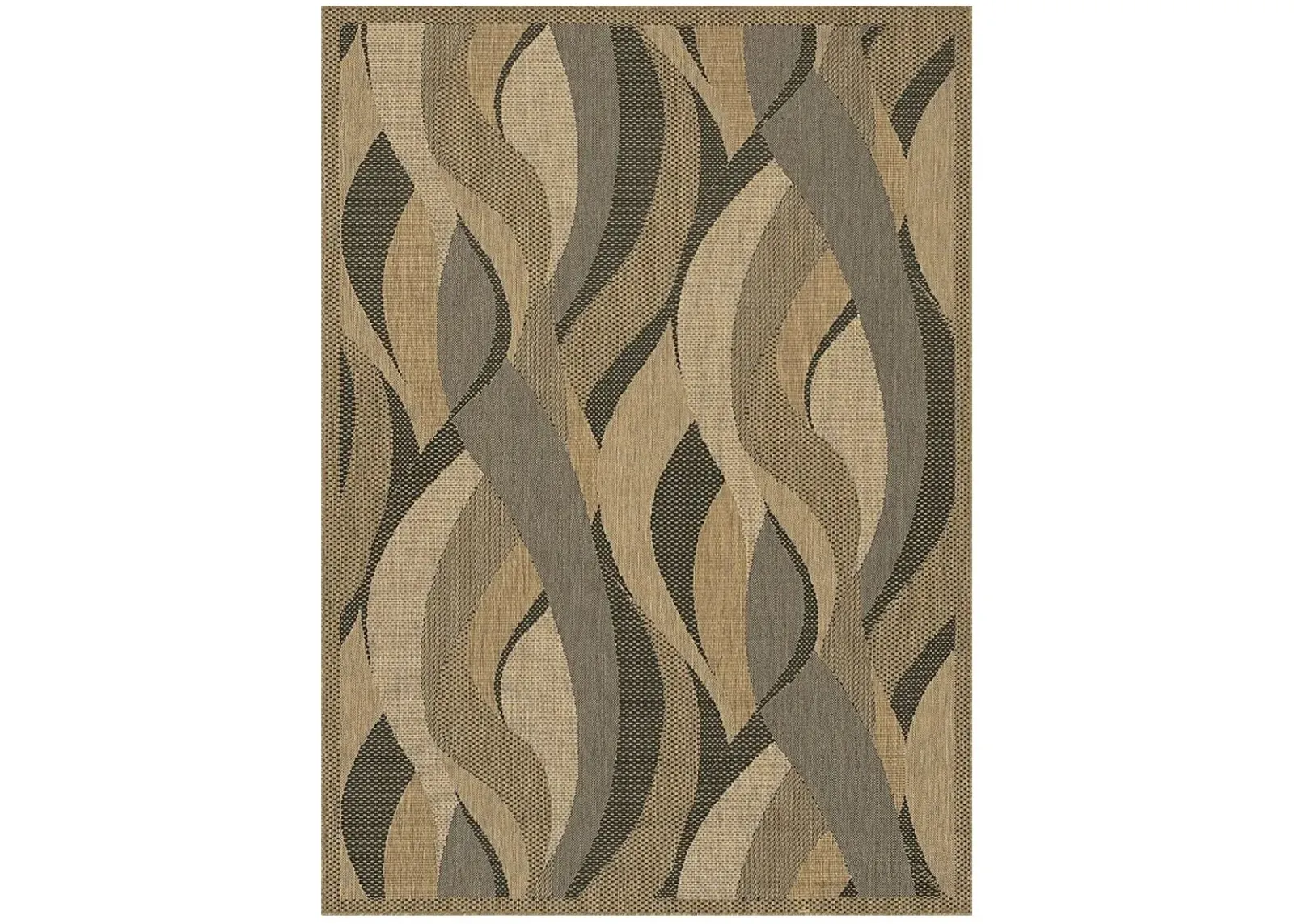 Seagrass Place Beige 5'3 x 7'6 Indoor/Outdoor Rug