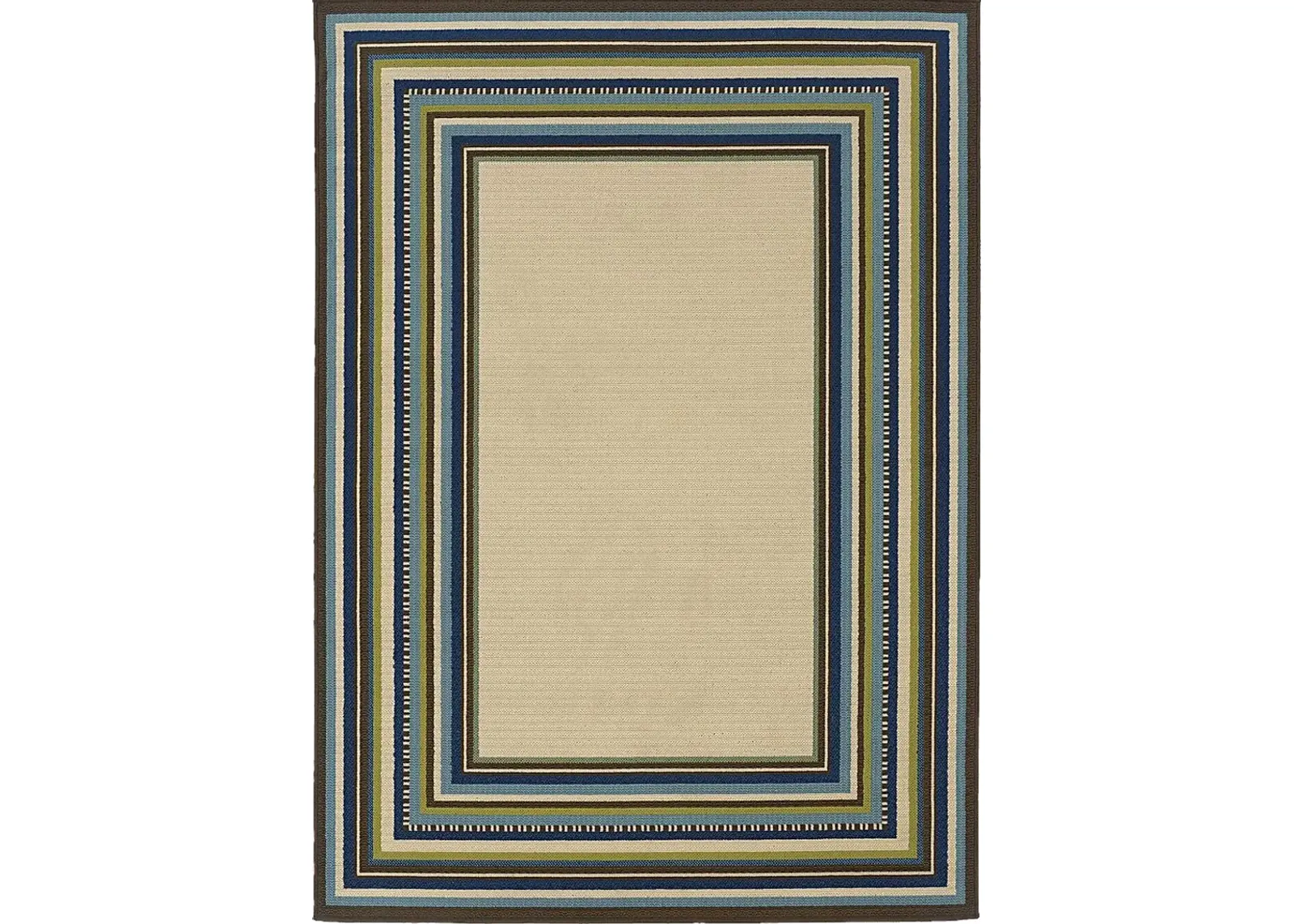 Cerimon Taupe 7'10 x 10'10 Indoor/Outdoor Rug