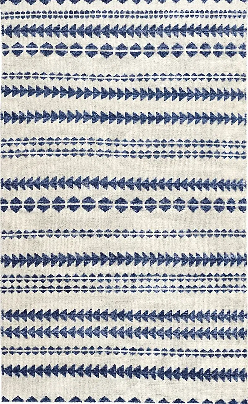 Viking Stripe Blue 8' x 10' Rug