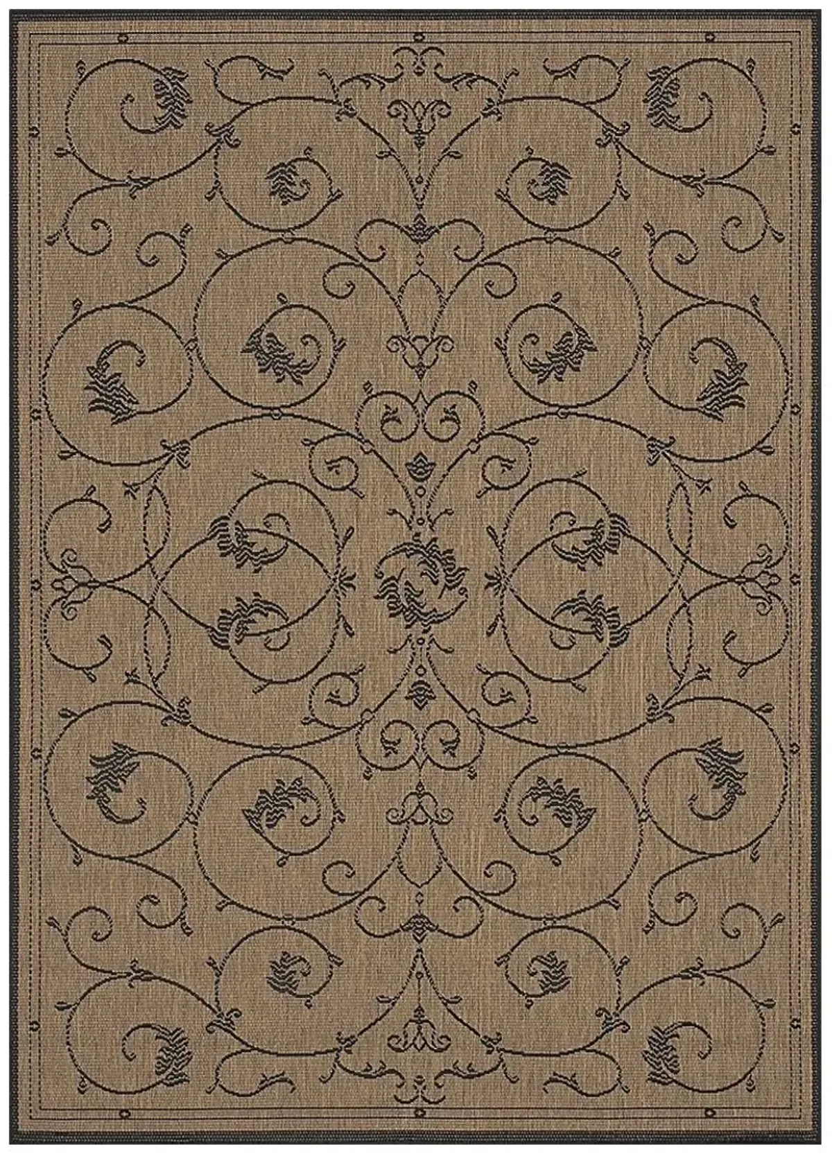 Marcialla Brown 5'10 x 9'2 Indoor/Outdoor Rug