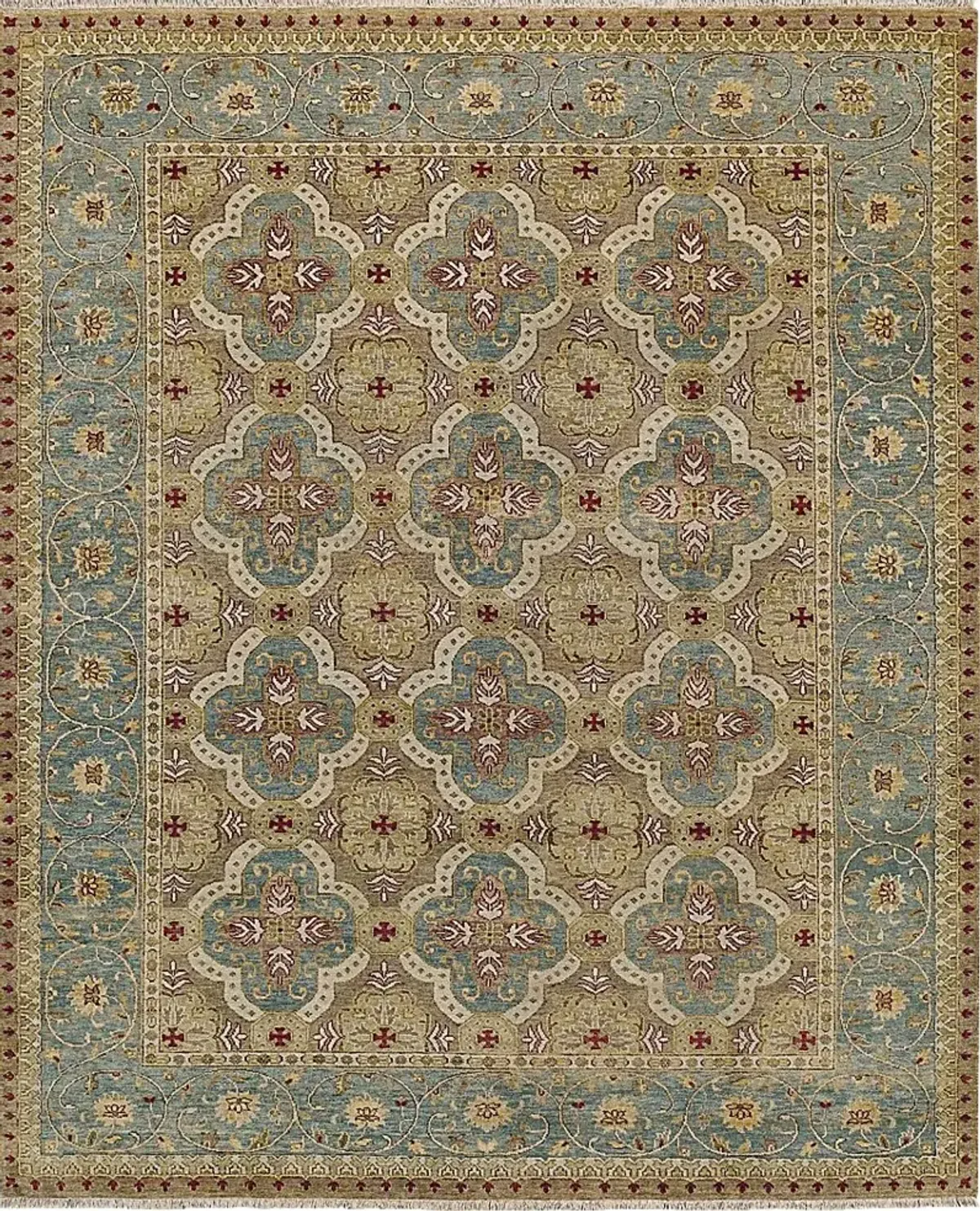 Manor Place Blue 7'6" x 9'6" Rug