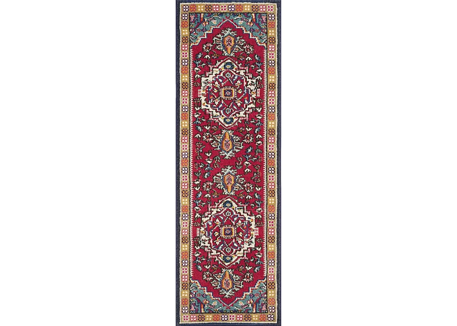 Razdan Red 2'2 x 10' Rug