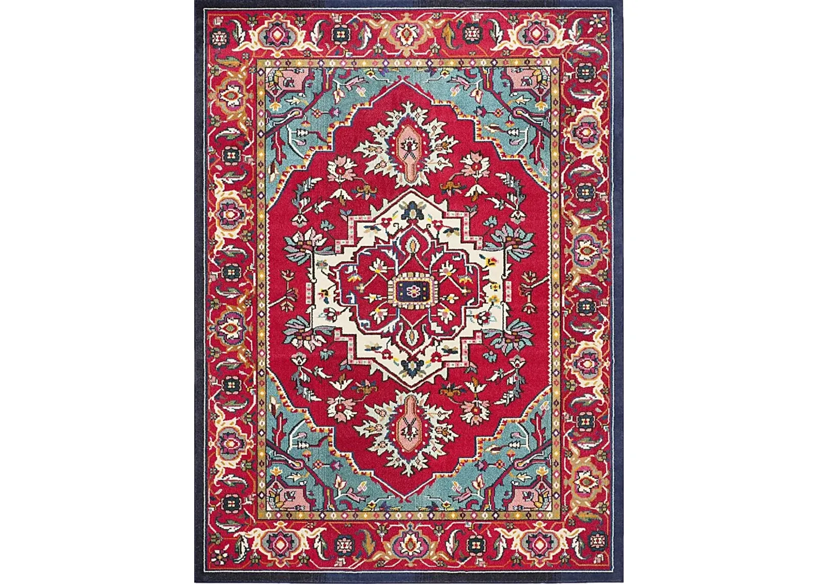 Razdan Red 5'1 x 7'7 Rug