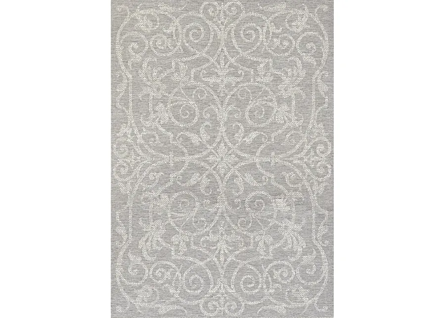 Toulon Brown 7'6 x 10'9 Indoor/Outdoor Rug