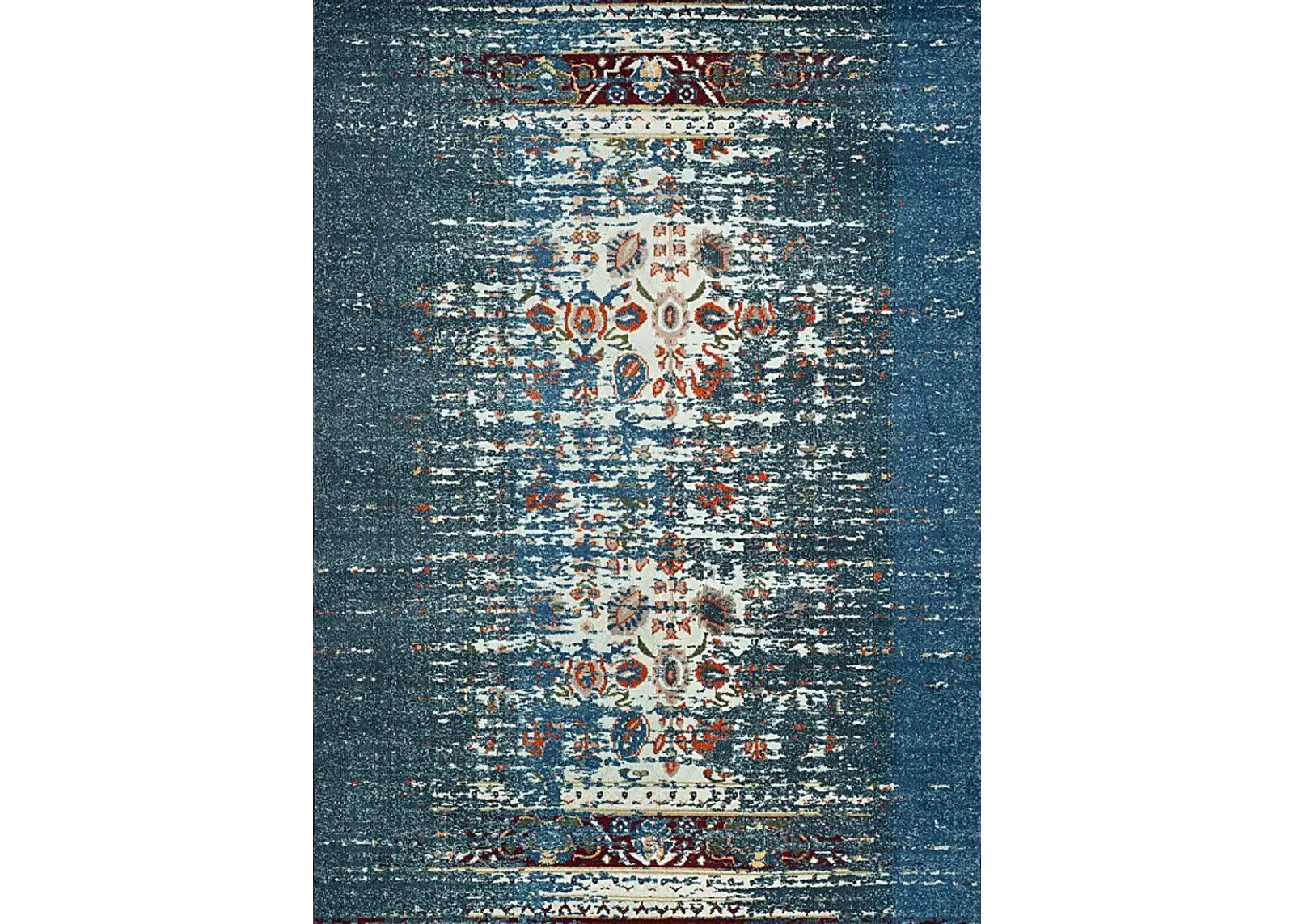 Aziza Blue 6'7 x 9'2 Rug