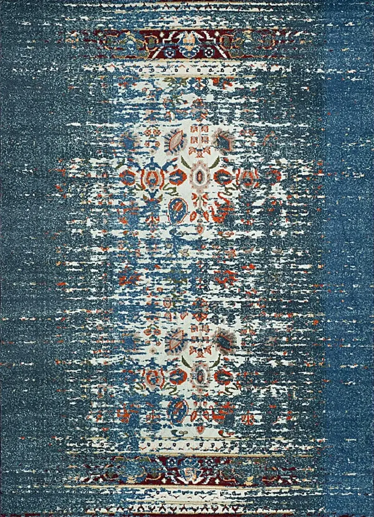 Aziza Blue 6'7 x 9'2 Rug