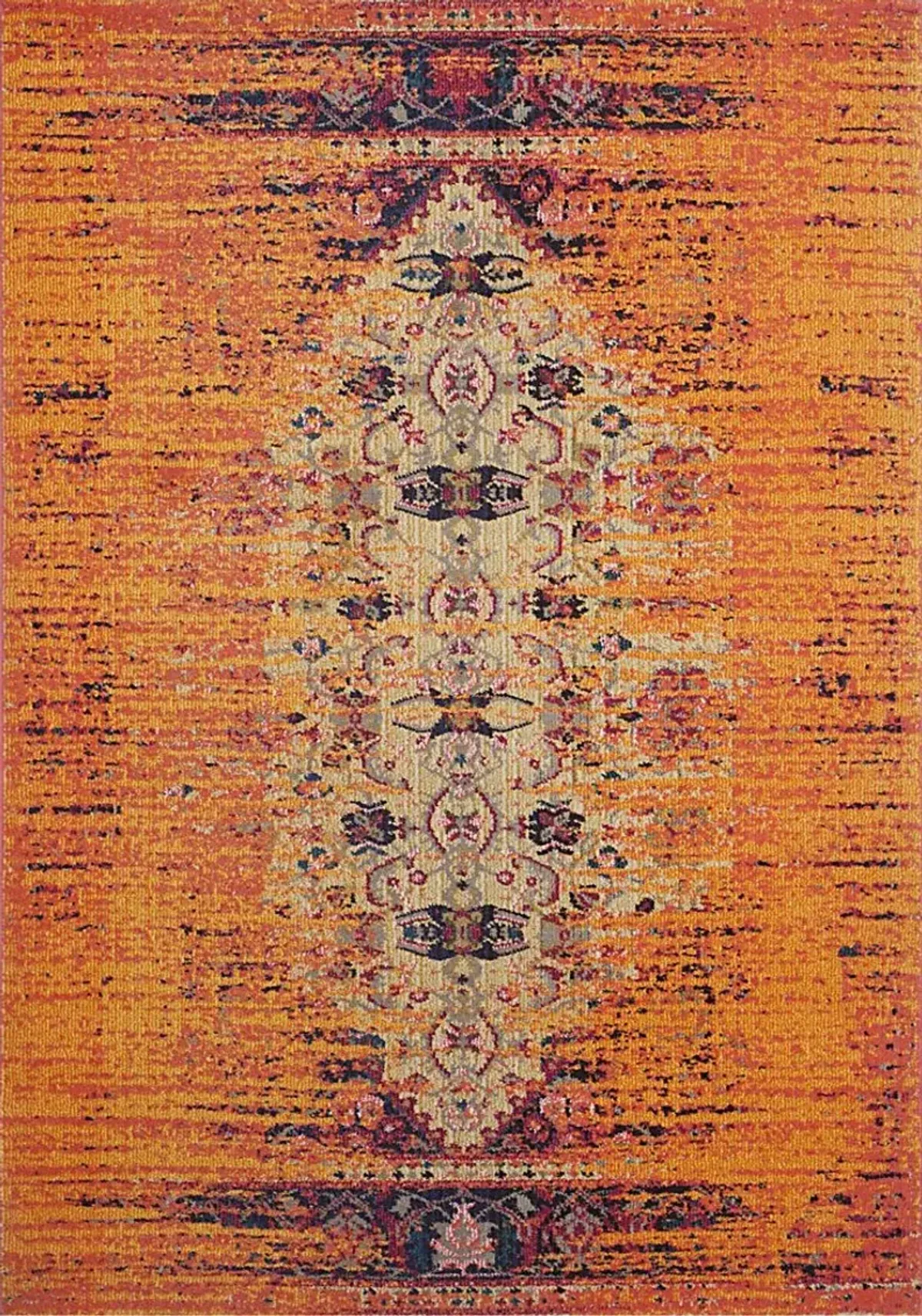 Nimah Orange 5'1 x 7'7 Rug