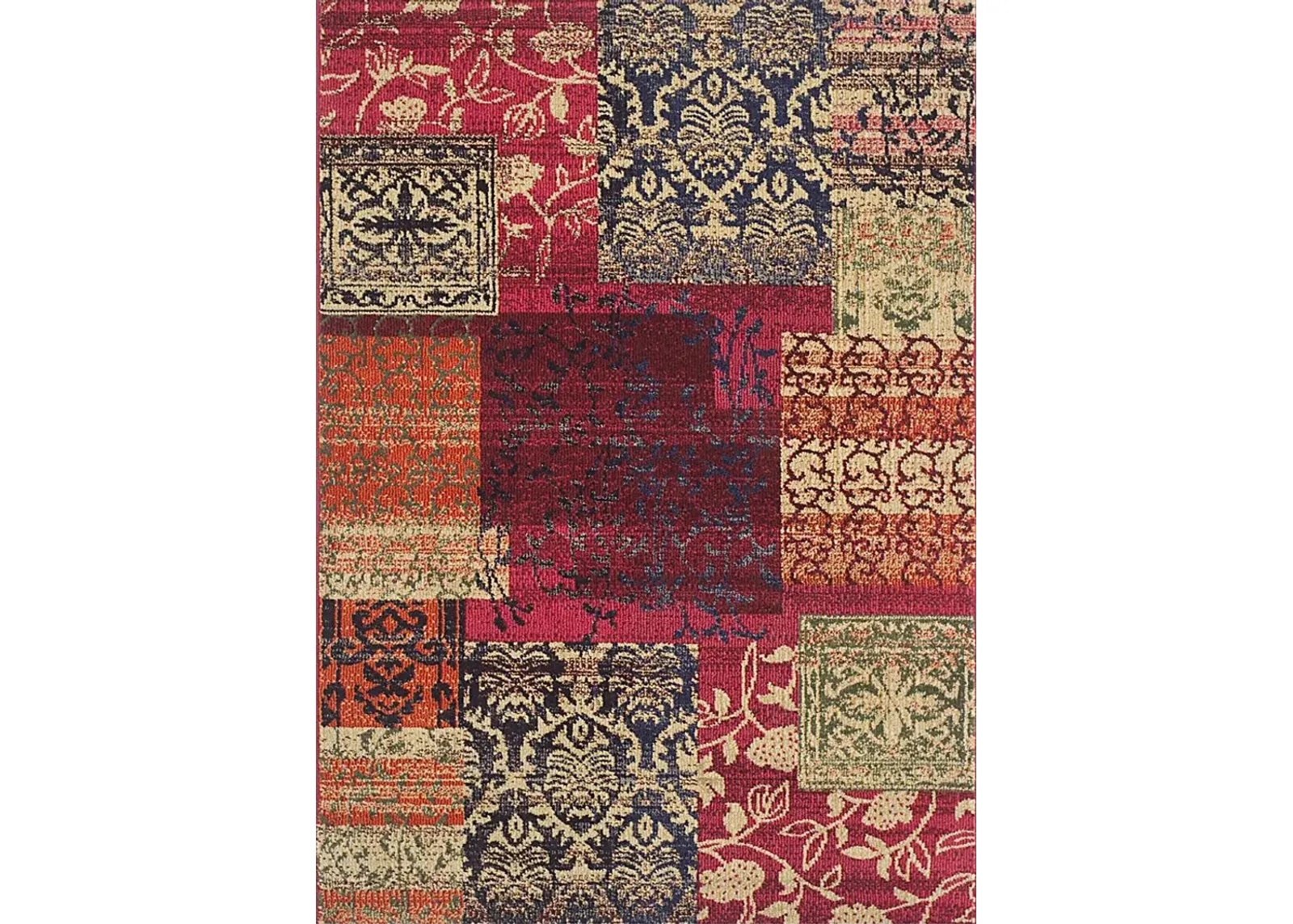 Saskia Burgundy 6'7 x 9'2 Rug