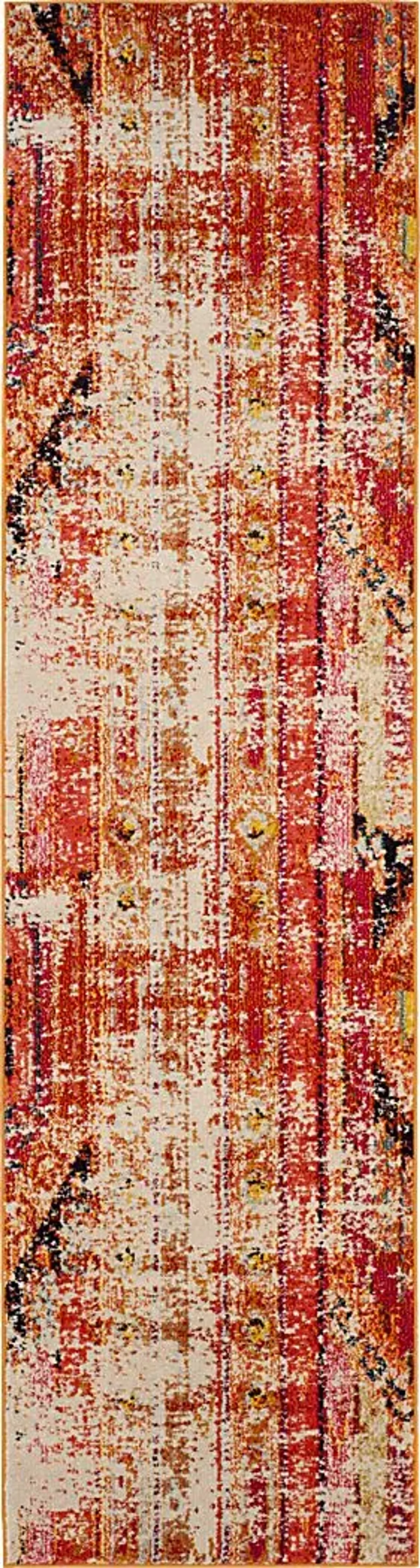 Artesia Orange 2'2 x 10' Rug