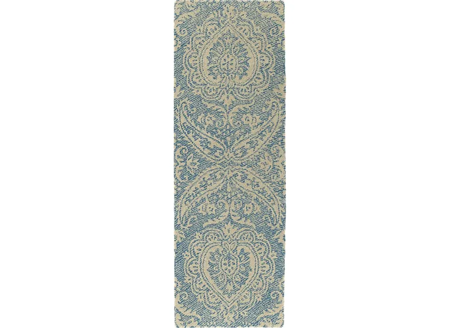 Karwick Green 3' x 10' Indoor/Outdoor Rug