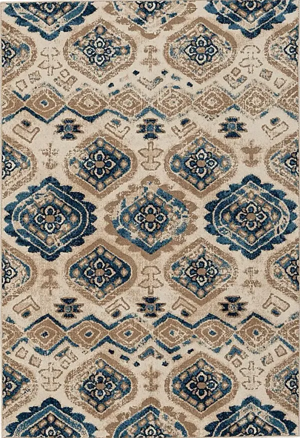 Laydon Blue 7'8 x 10'10 Rug
