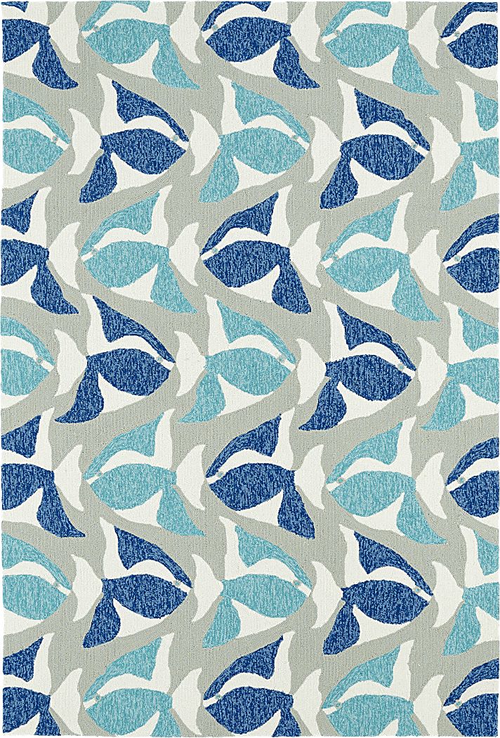 Aletta Blue 3' x 5' Indoor/Outdoor Rug