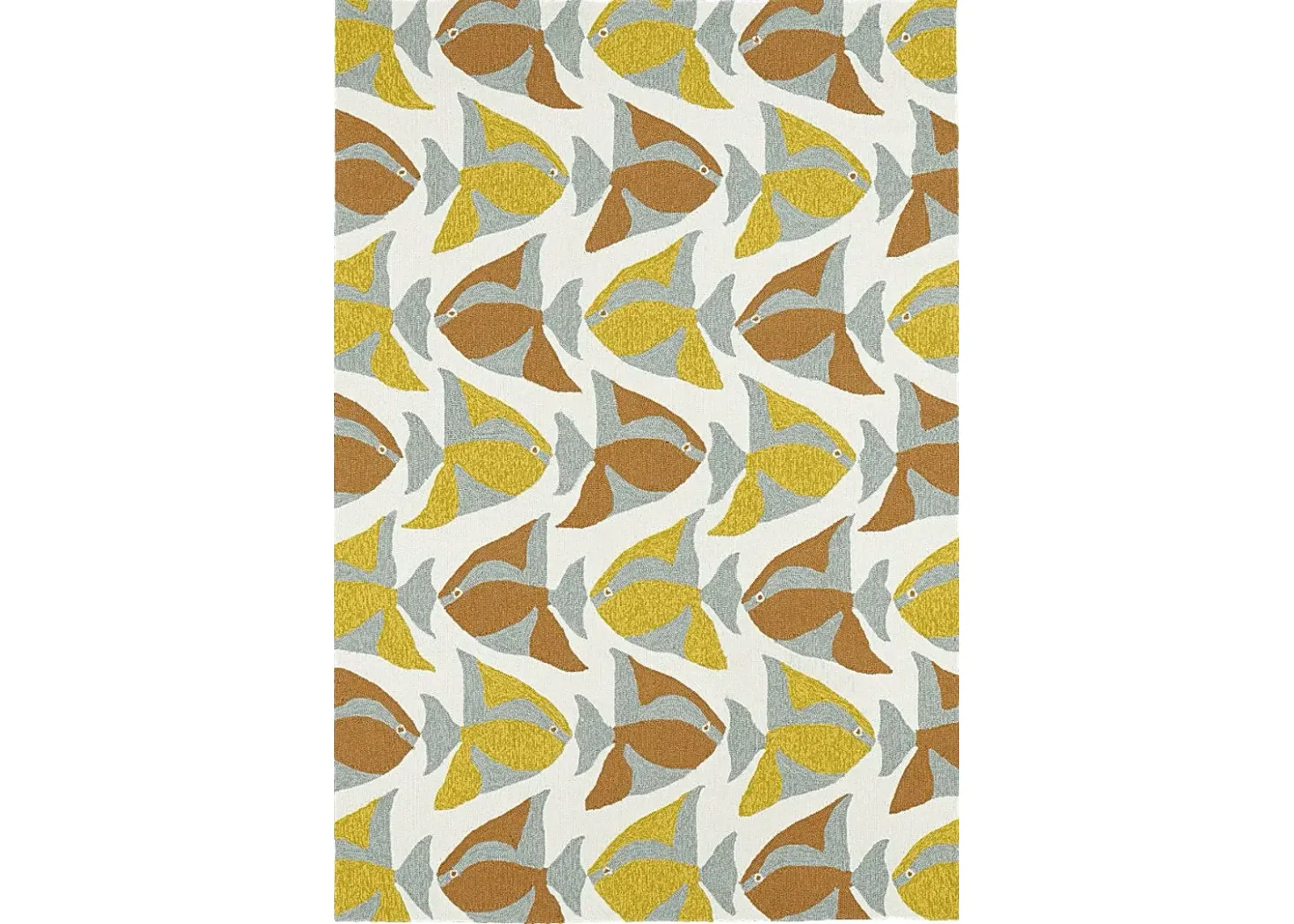 Aletta Brown 2' x 6' Indoor/Outdoor Rug