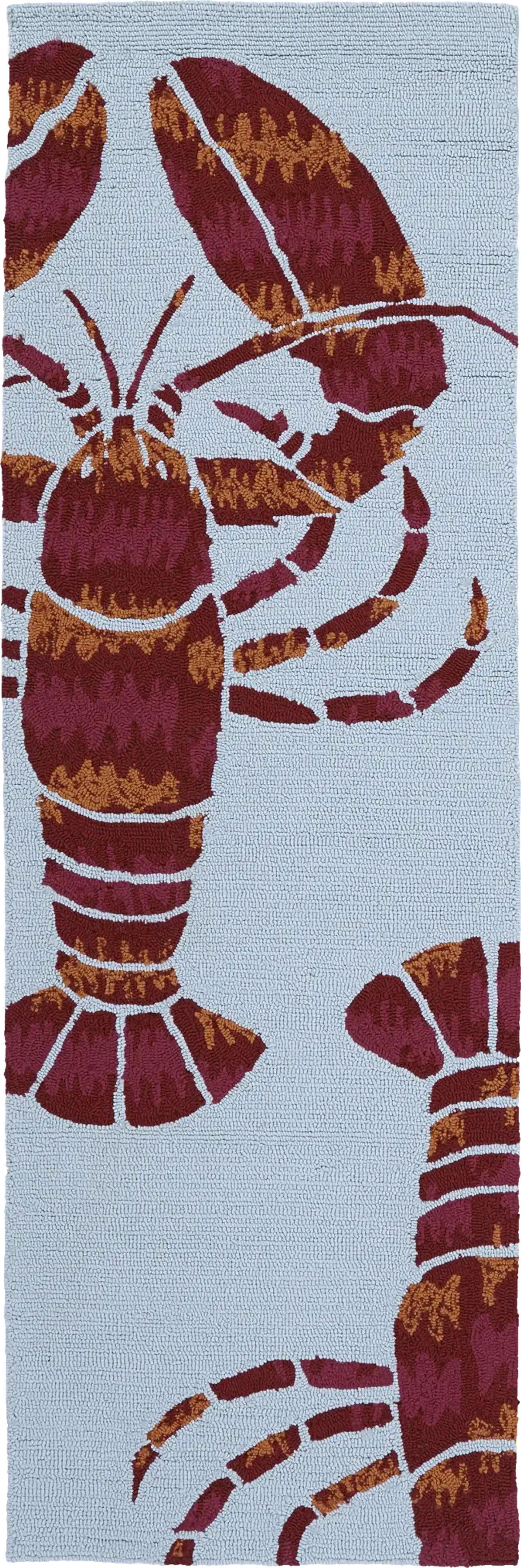 Lobster Bay Blue 2 X 6 Indooroutdoor Rug Rooms To Go | Furniture.com