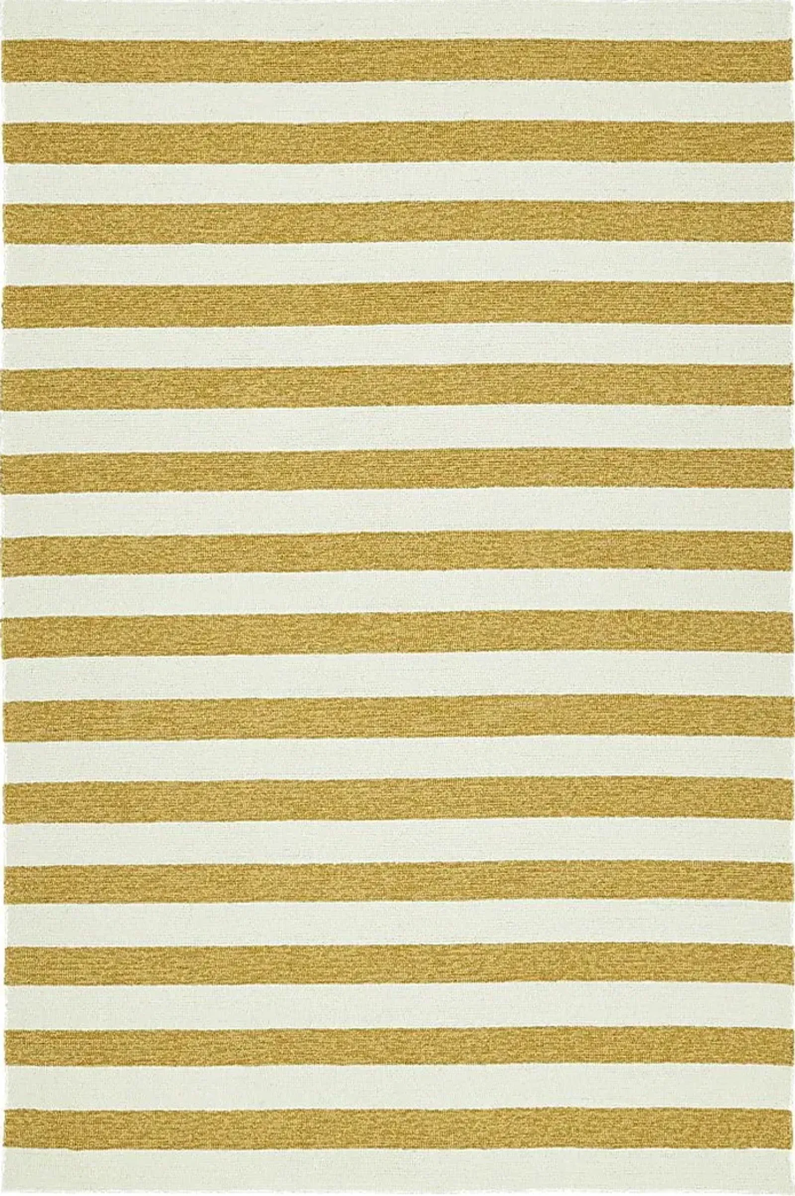 Araminta Gold 5' x 7'6 Indoor/Outdoor Rug