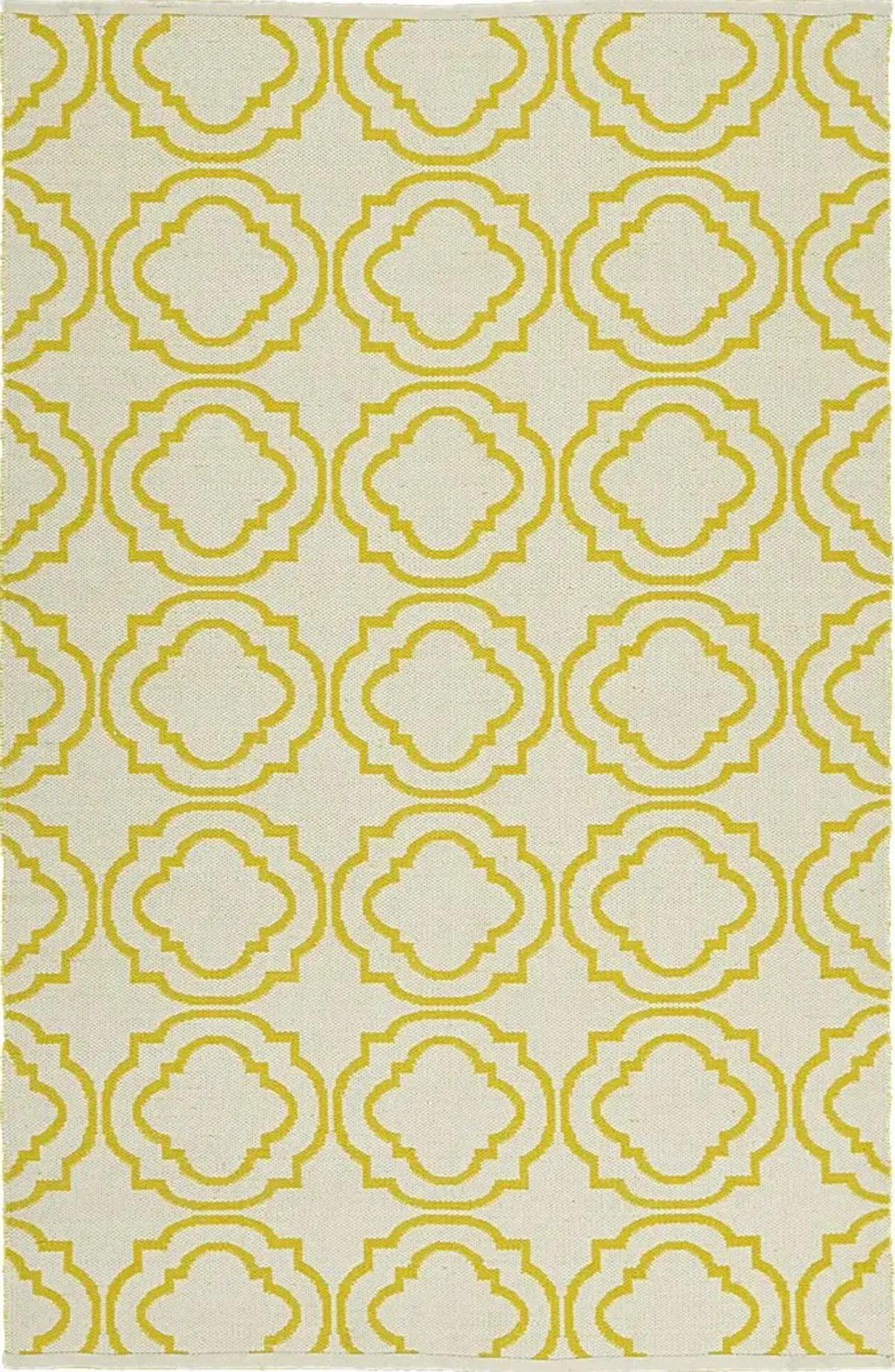 Diaz Yellow 8' x 10' Rug Indoor/Outdoor Rug