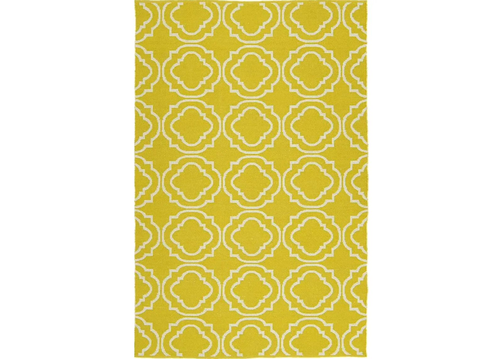 Diaz Yellow 8' x 10' Rug Indoor/Outdoor Rug