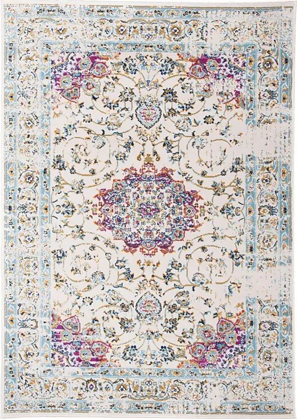 Advay Pink 3' x 5' Rug