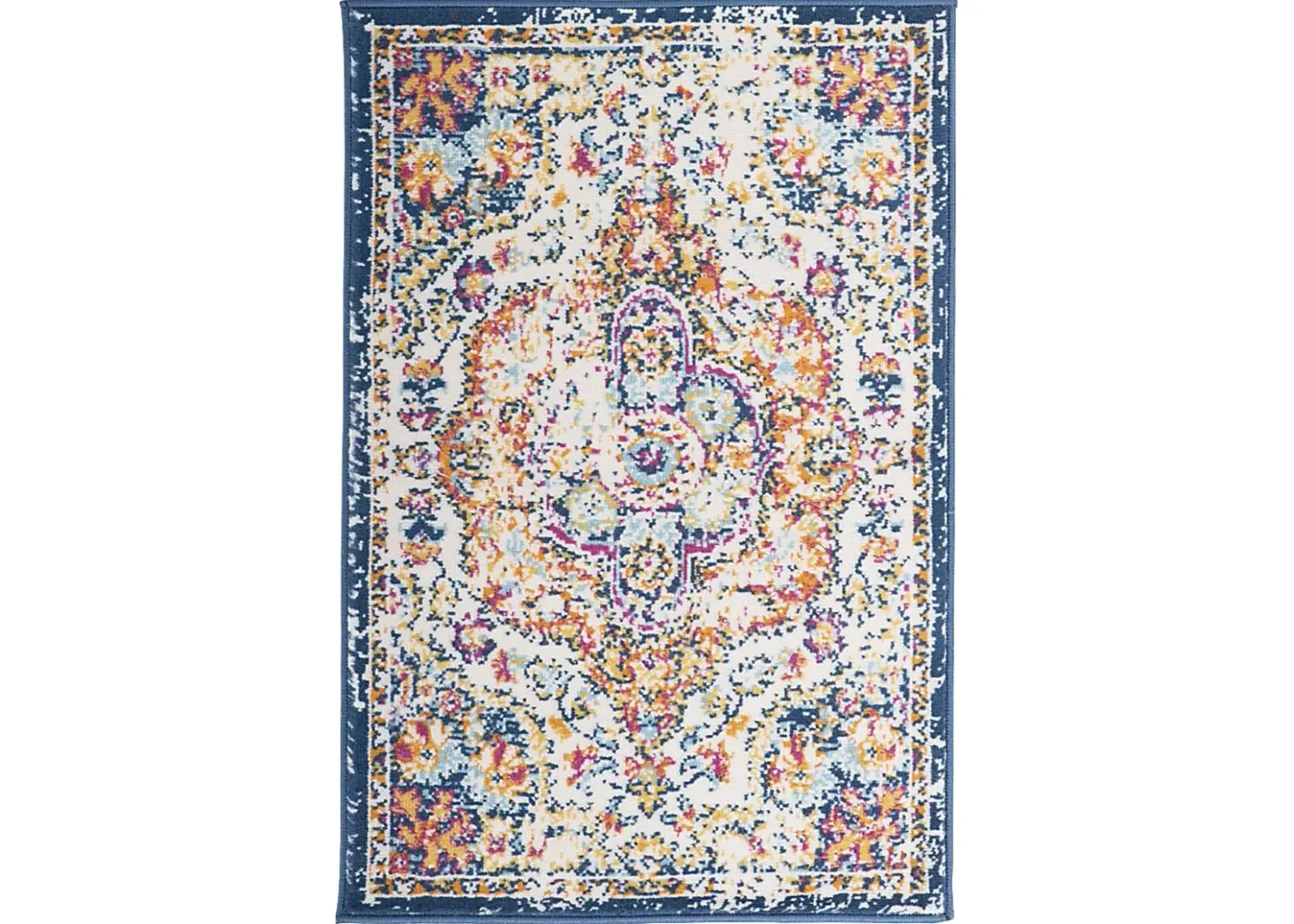 Jeman Blue 2' x 3' Rug