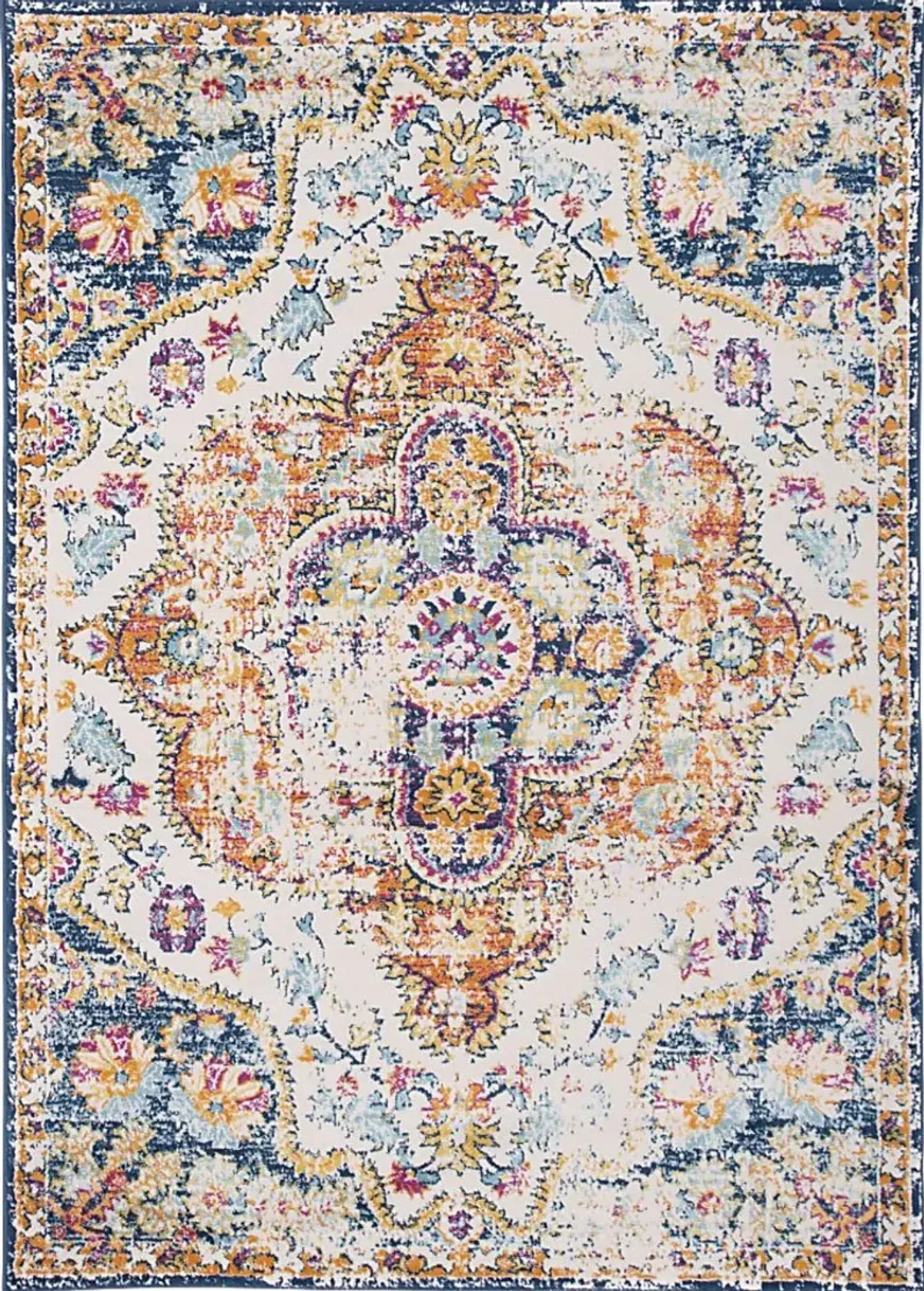 Jeman Blue 3' x 5'  Rug