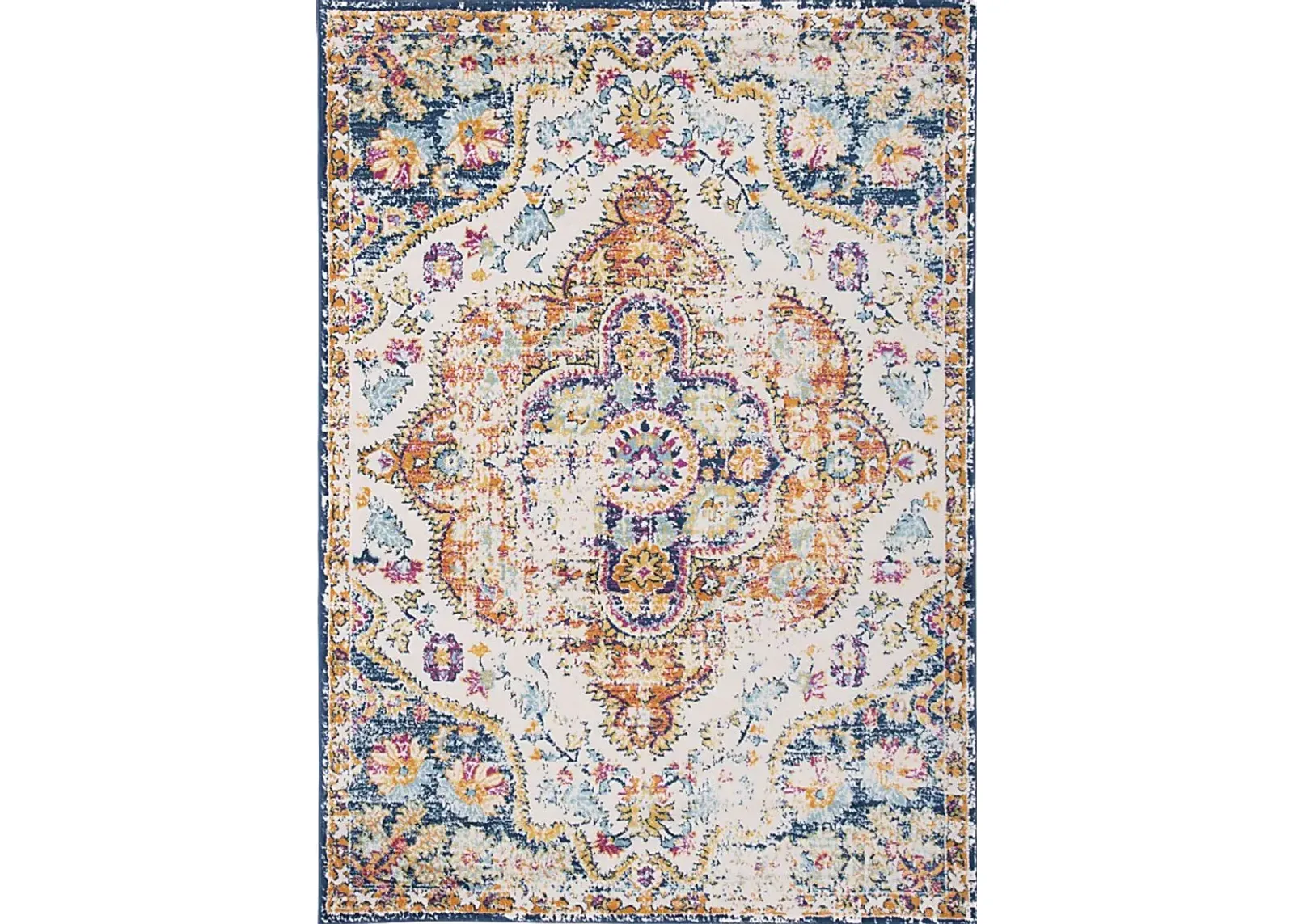 Jeman Blue 5' x 7' Rug