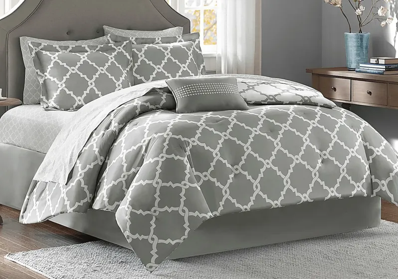 Merritt Gray 9 Pc Queen Comforter Set