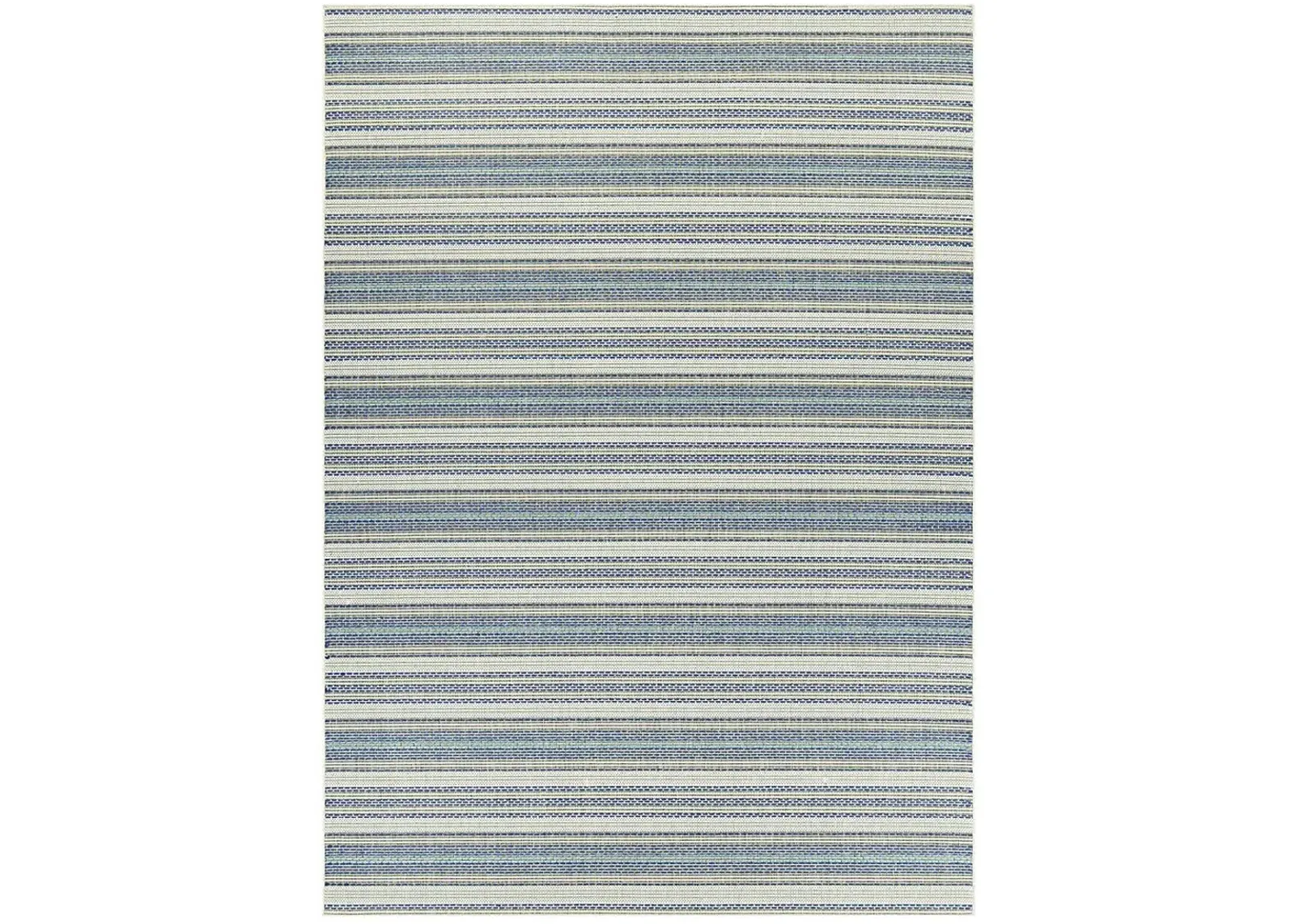 Zentro Ivory 5'10 x 9'2 Indoor/Outdoor Rug