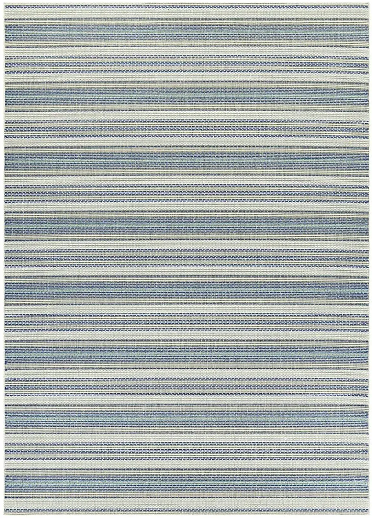 Zentro Ivory 5'10 x 9'2 Indoor/Outdoor Rug