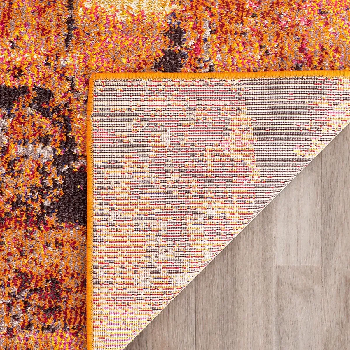 Renner Mill Orange 8' x 11' Rug