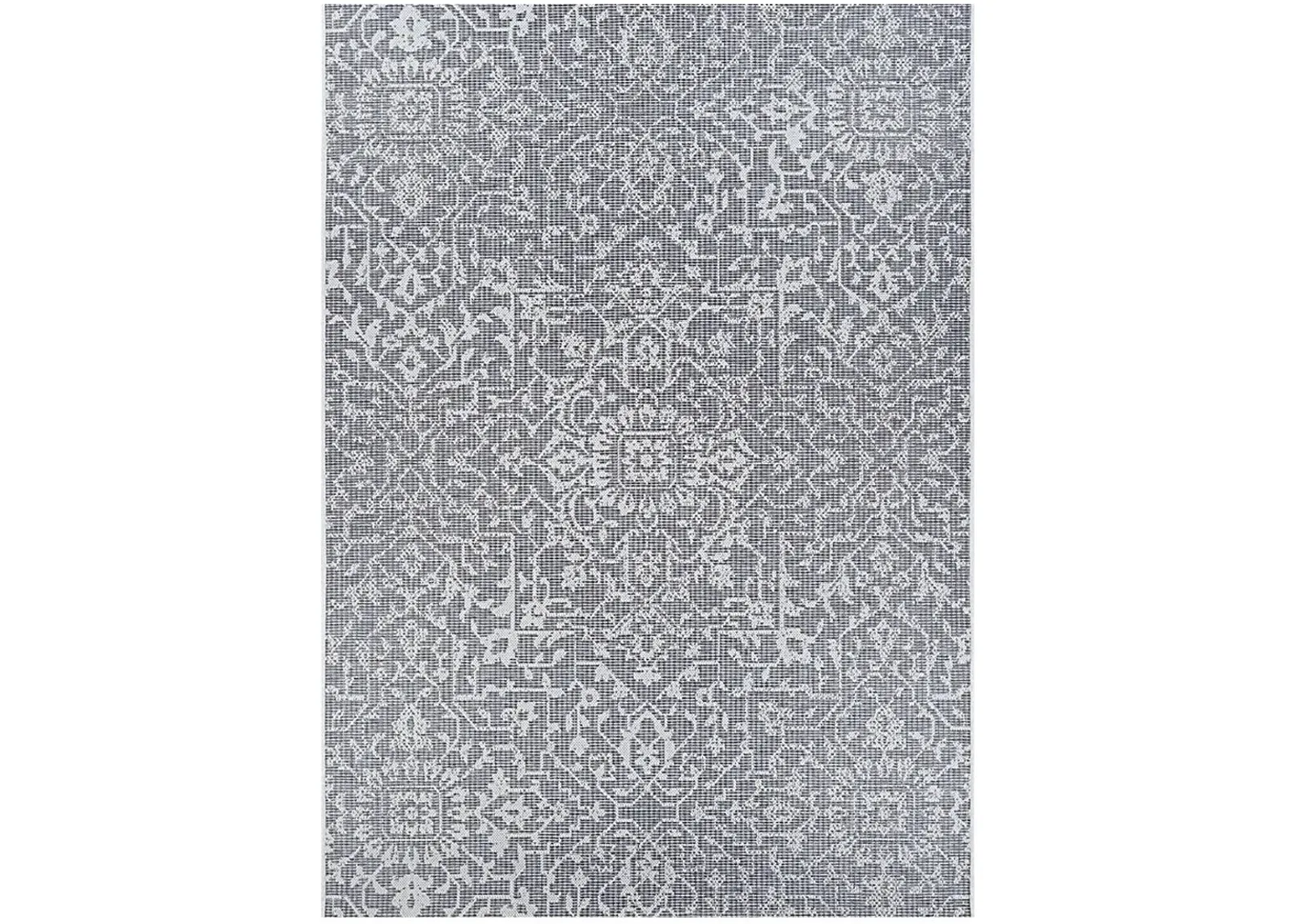 Dalmally Gray 7'6 x 10'9 Indoor/Outdoor Rug