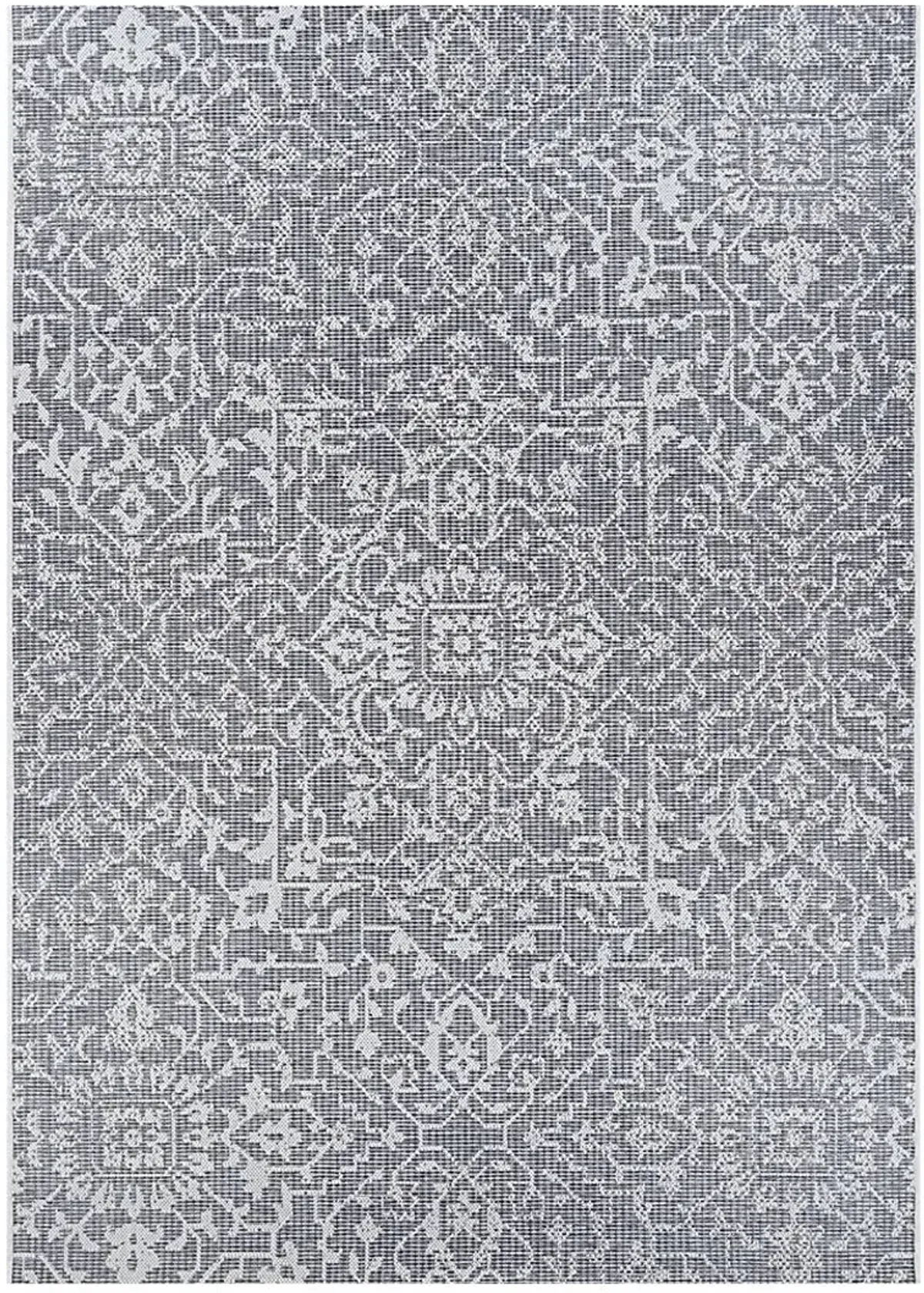 Dalmally Gray 7'6 x 10'9 Indoor/Outdoor Rug