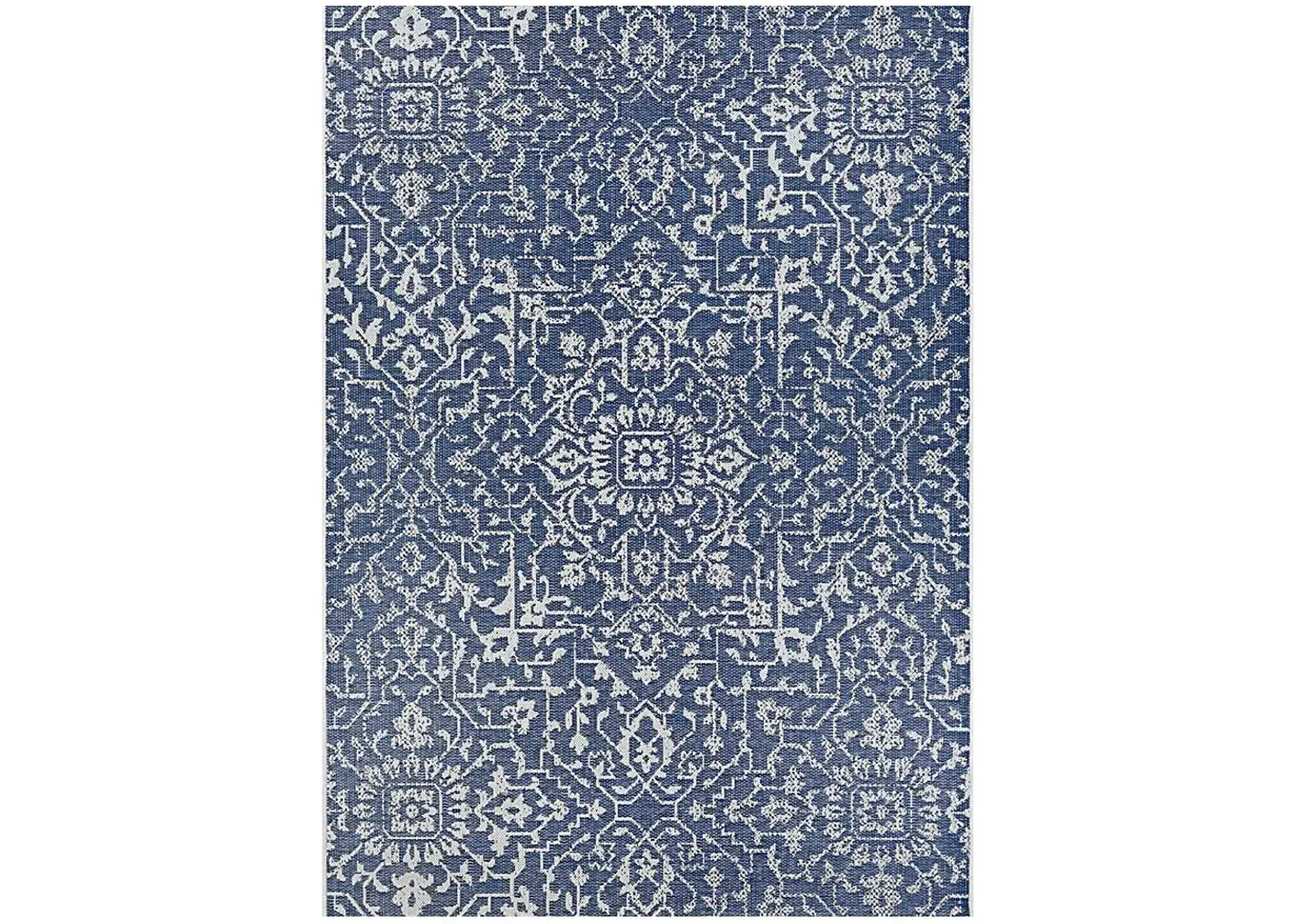 Dalmally Navy 5'10 x 9'2 Indoor/Outdoor Rug