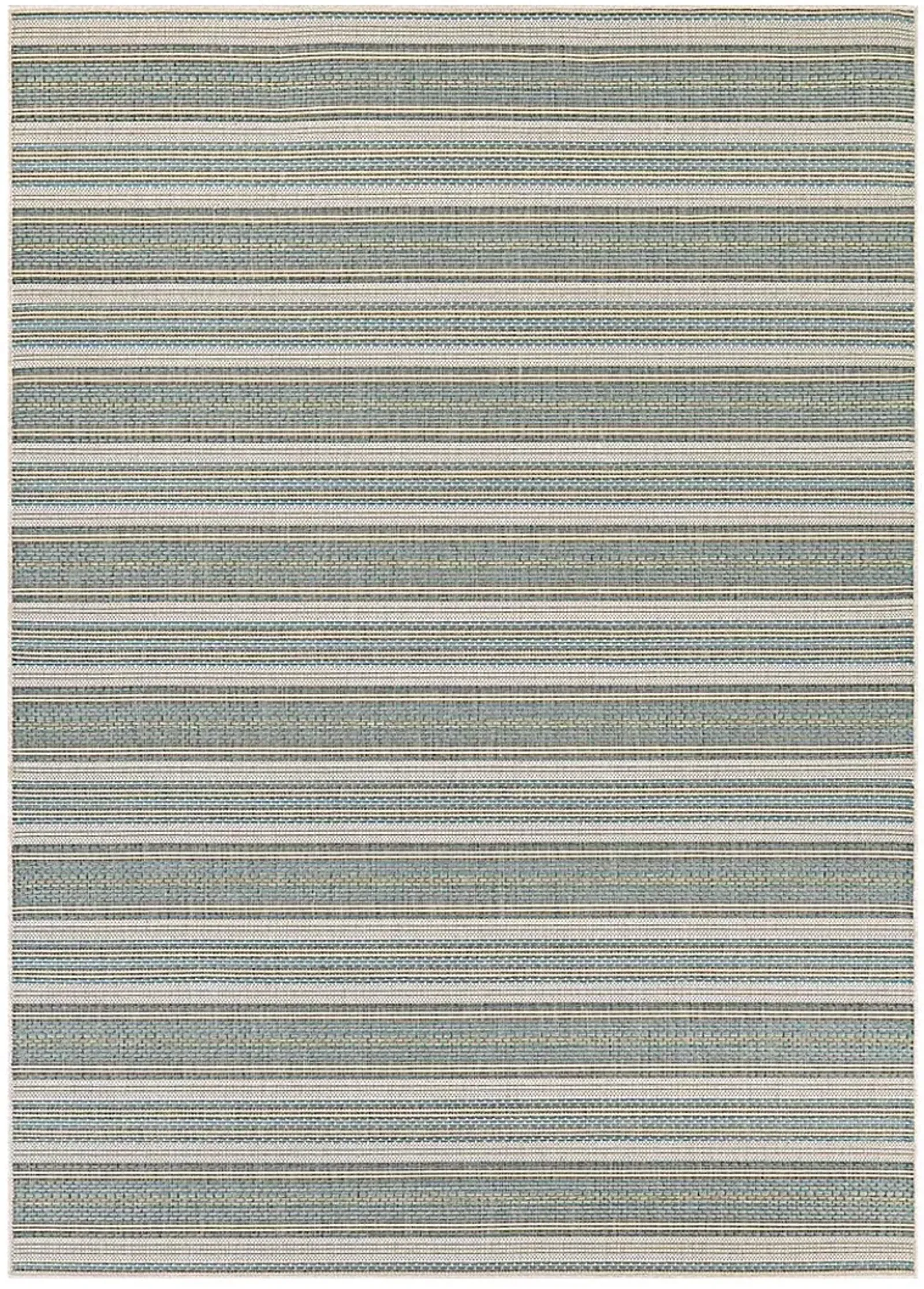 Zentro Blue 5'10 x 9'2 Indoor/Outdoor Rug