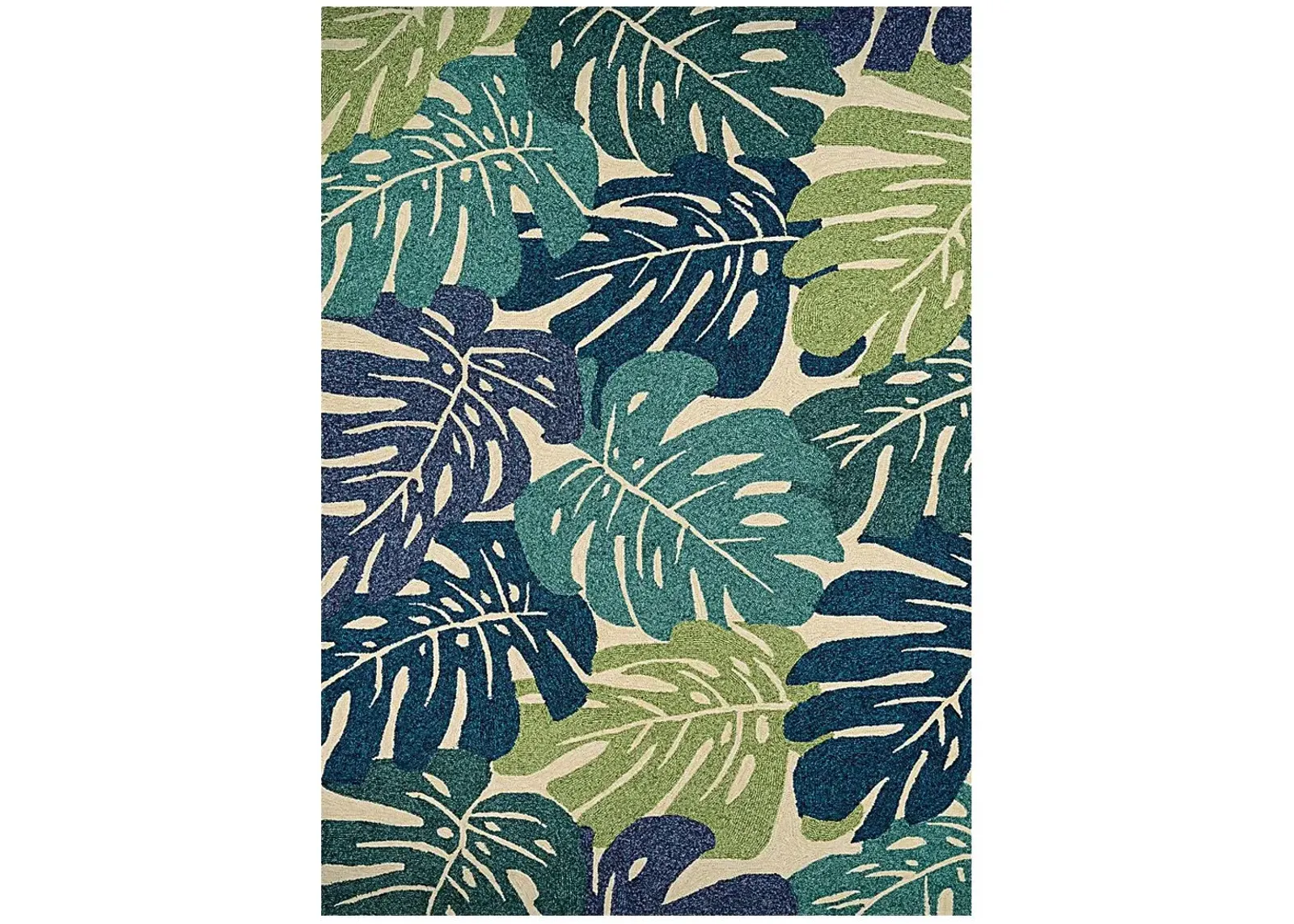 Waterside Wade Green 8' x 11' Indoor/Outdoor Rug